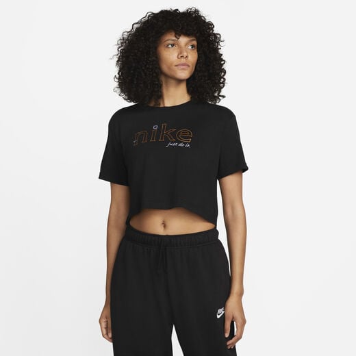 Women's Short Sleeves Shirts Sale-Nike, Nike Sportswear, Women's Cropped T-Shirt