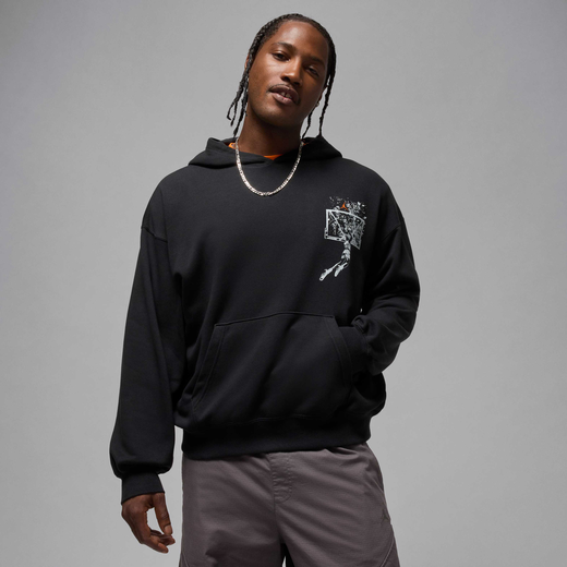 Men's Hoodies & Sweatshirts-JRDN, Jordan Brooklyn, Men's Oversized Pullover Hoodie