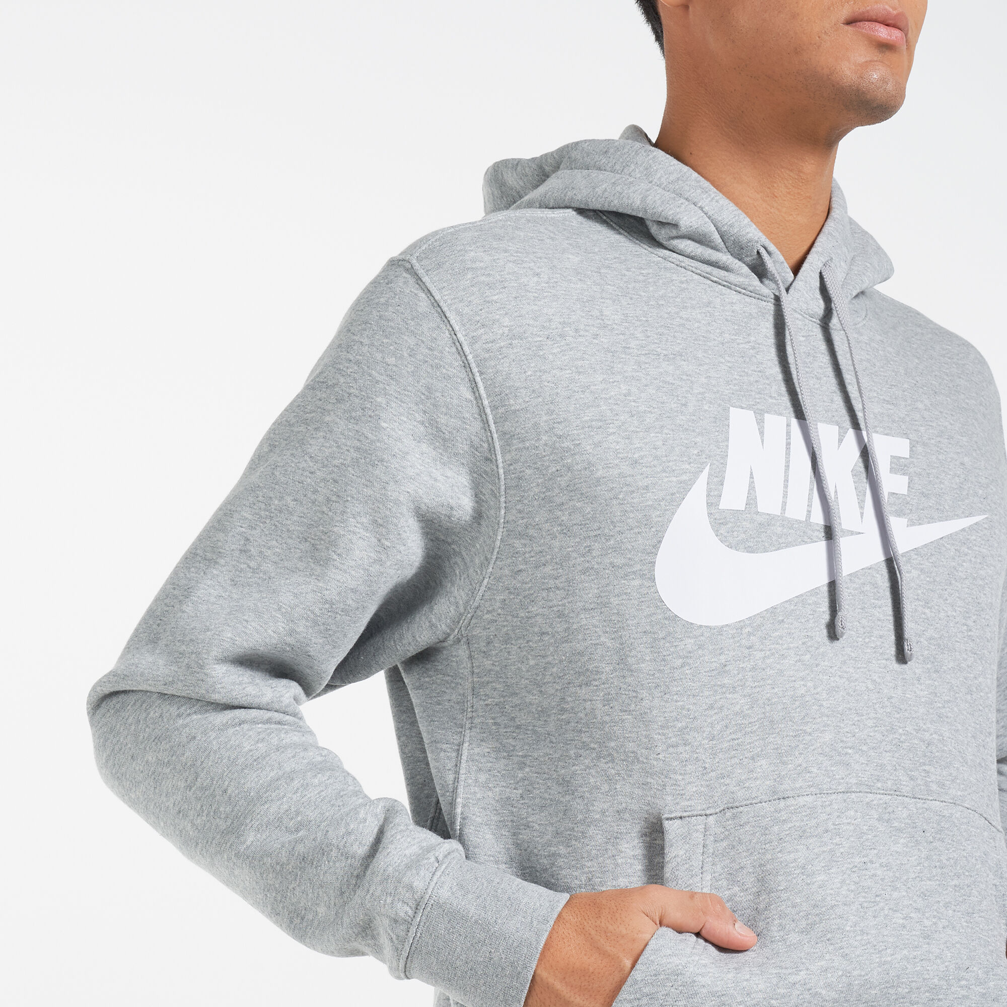 Nike sportswear club fleece graphic pullover hoodi outlet
