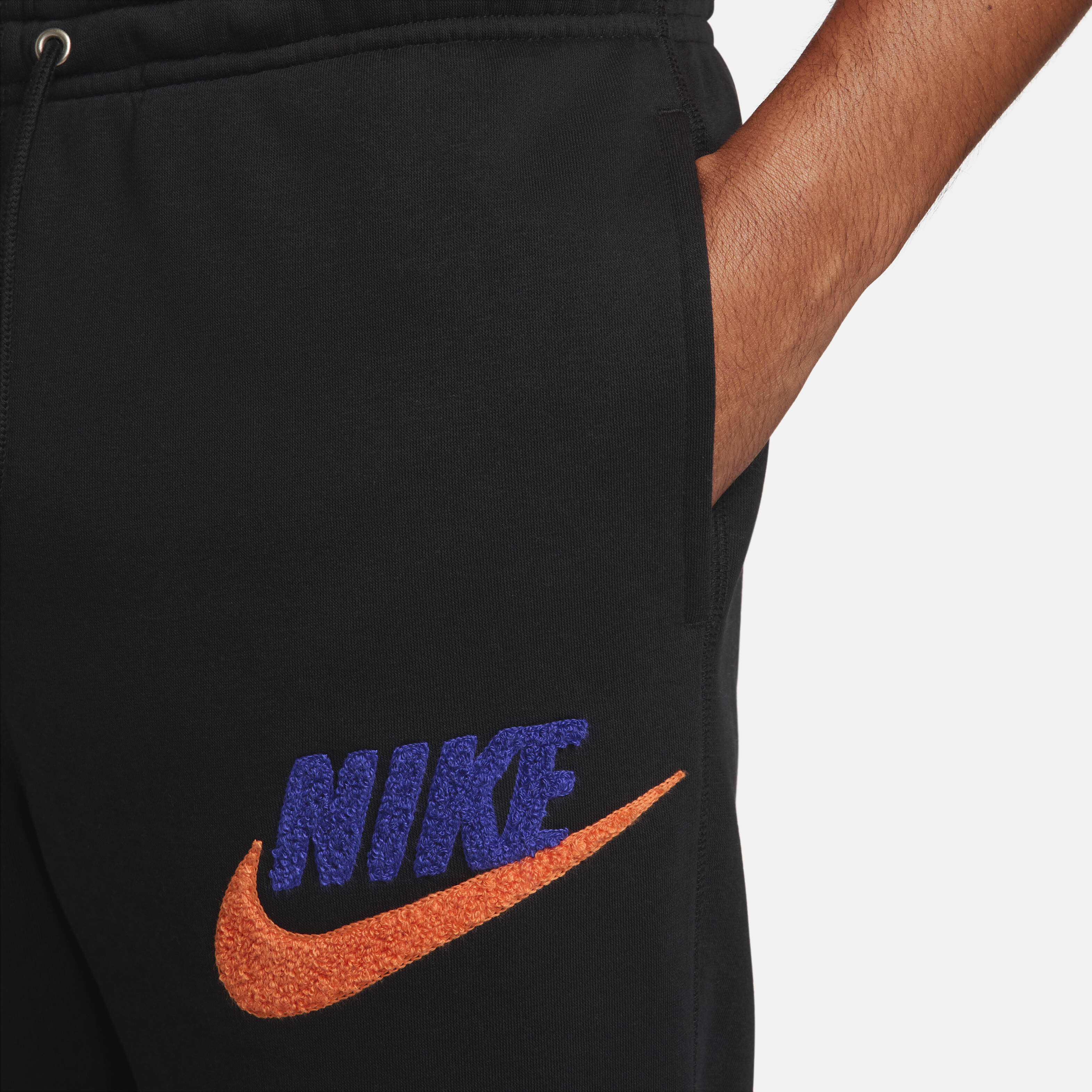 Men's nike black and red joggers clearance