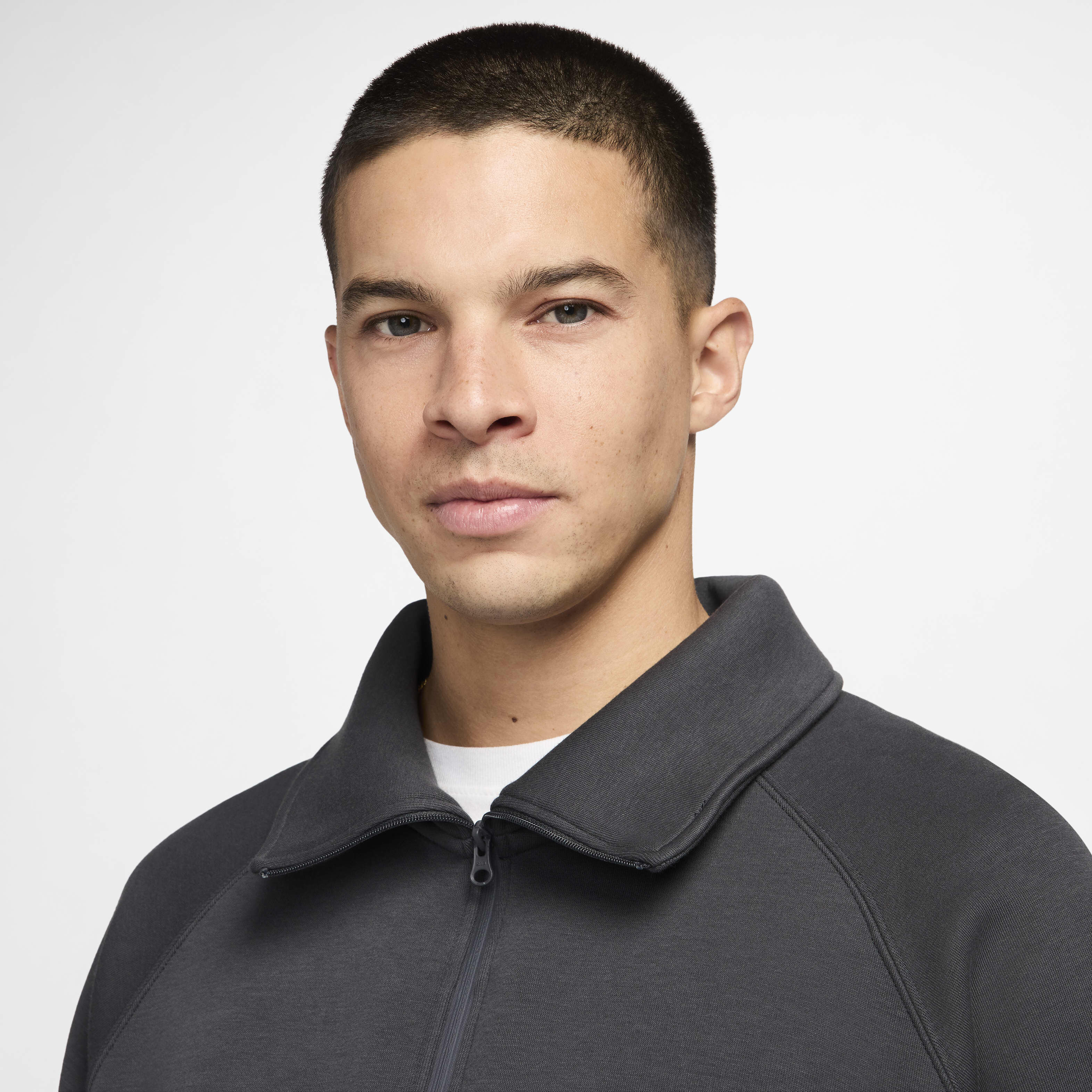 Buy Nike Tech Men's Fleece Half-Zip Top - Anthracite