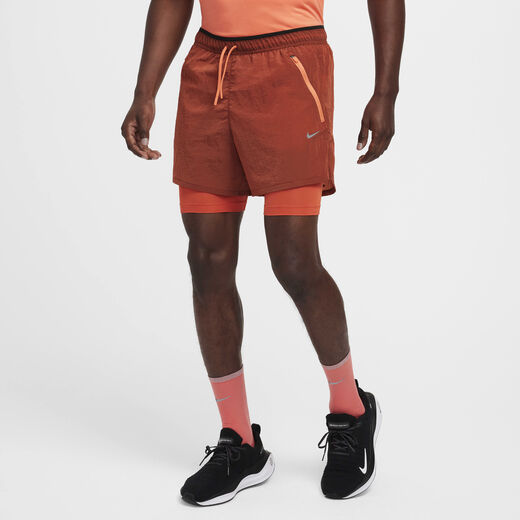 Running Always On-Nike, Nike Stride Running Division, Men's 13cm (approx.) Dri-FIT Water-Repellent 2-in-1 Running Shorts Running Always On-Nike, Nike Stride Running Division, Men's 13cm (approx.) Dri-FIT Water-Repellent 2-in-1 Running Shorts