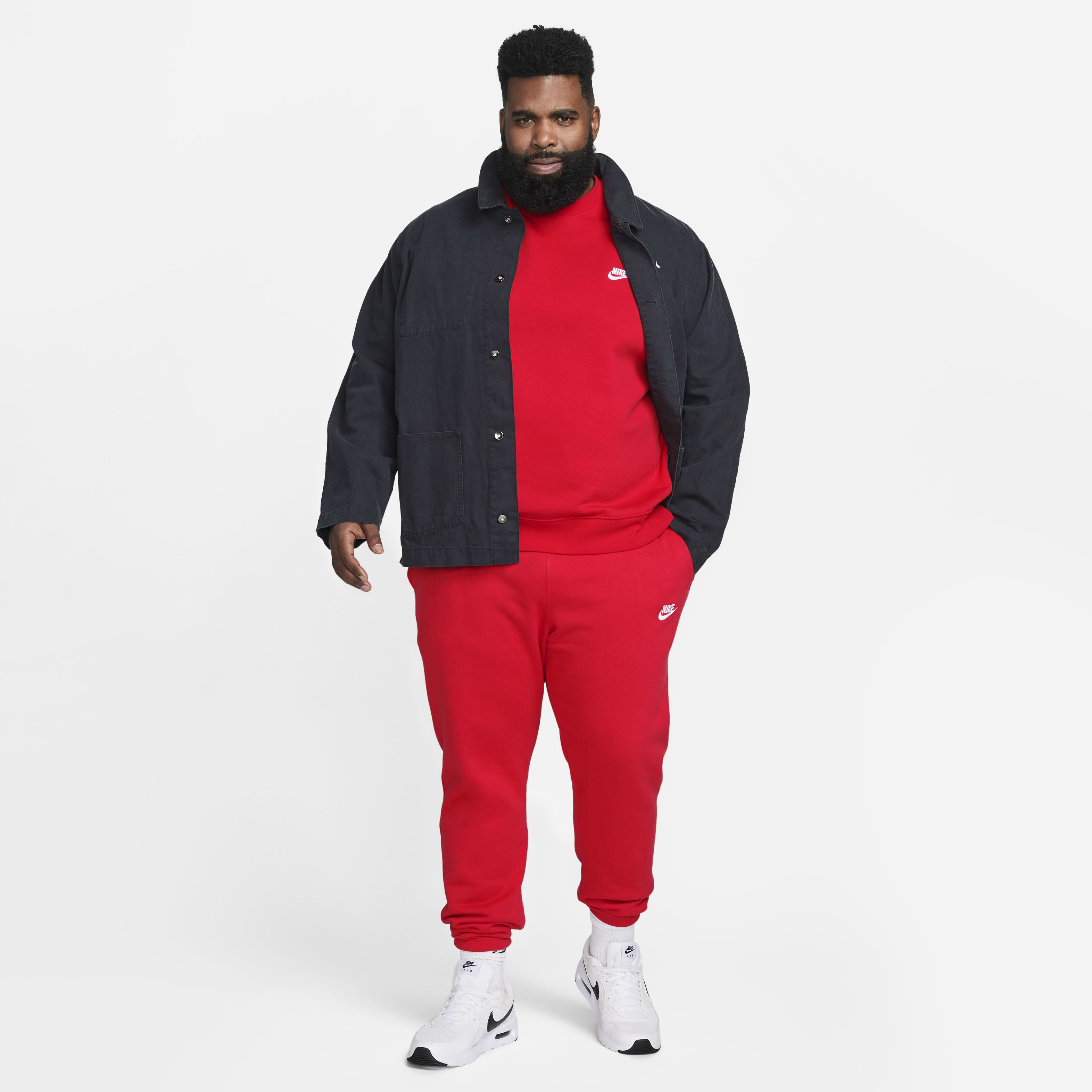 Buy Nike Sportswear Club Fleece Men's Crew - University Red