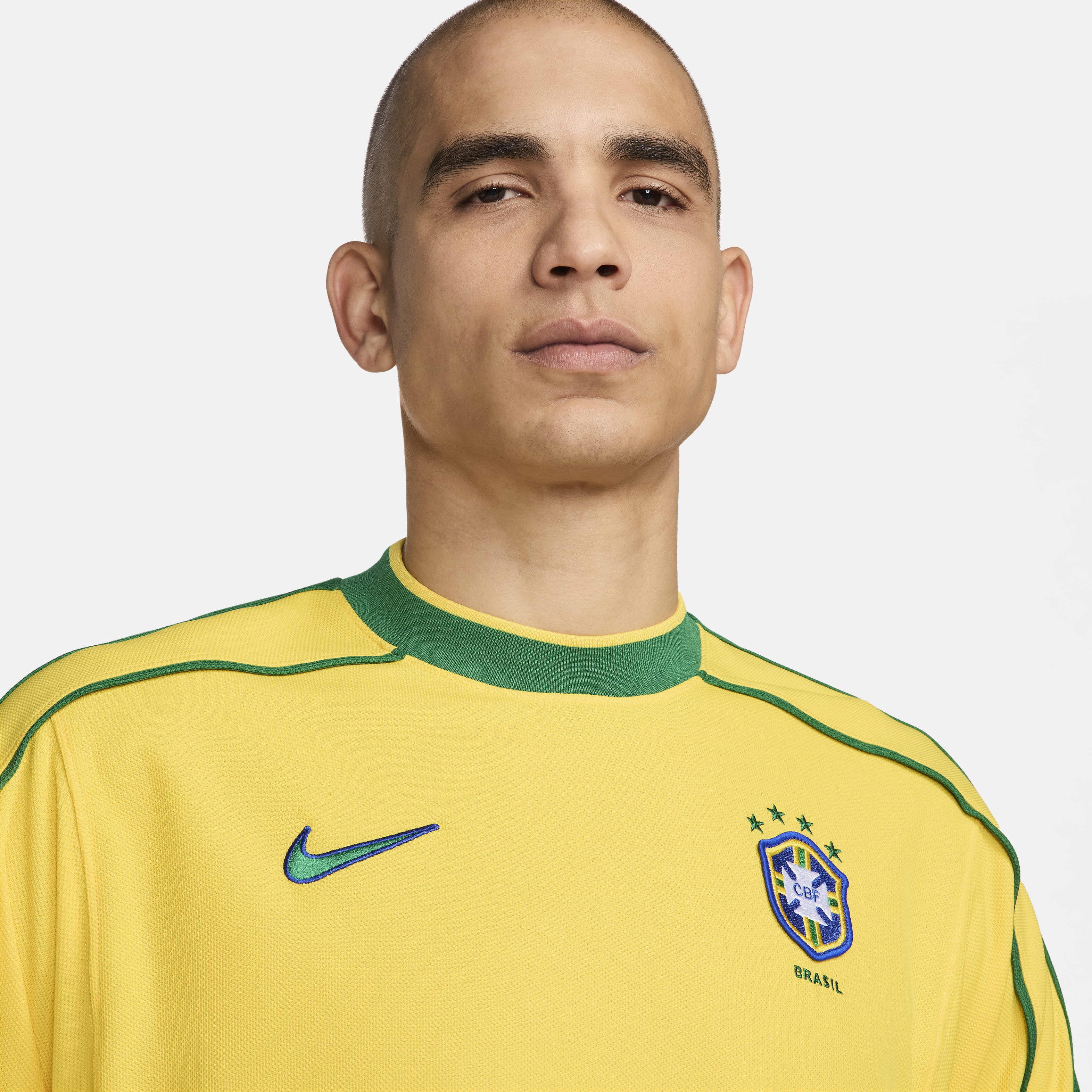 Buy Brazil 1998 Reissue Men's Nike Football Replica Shirt
