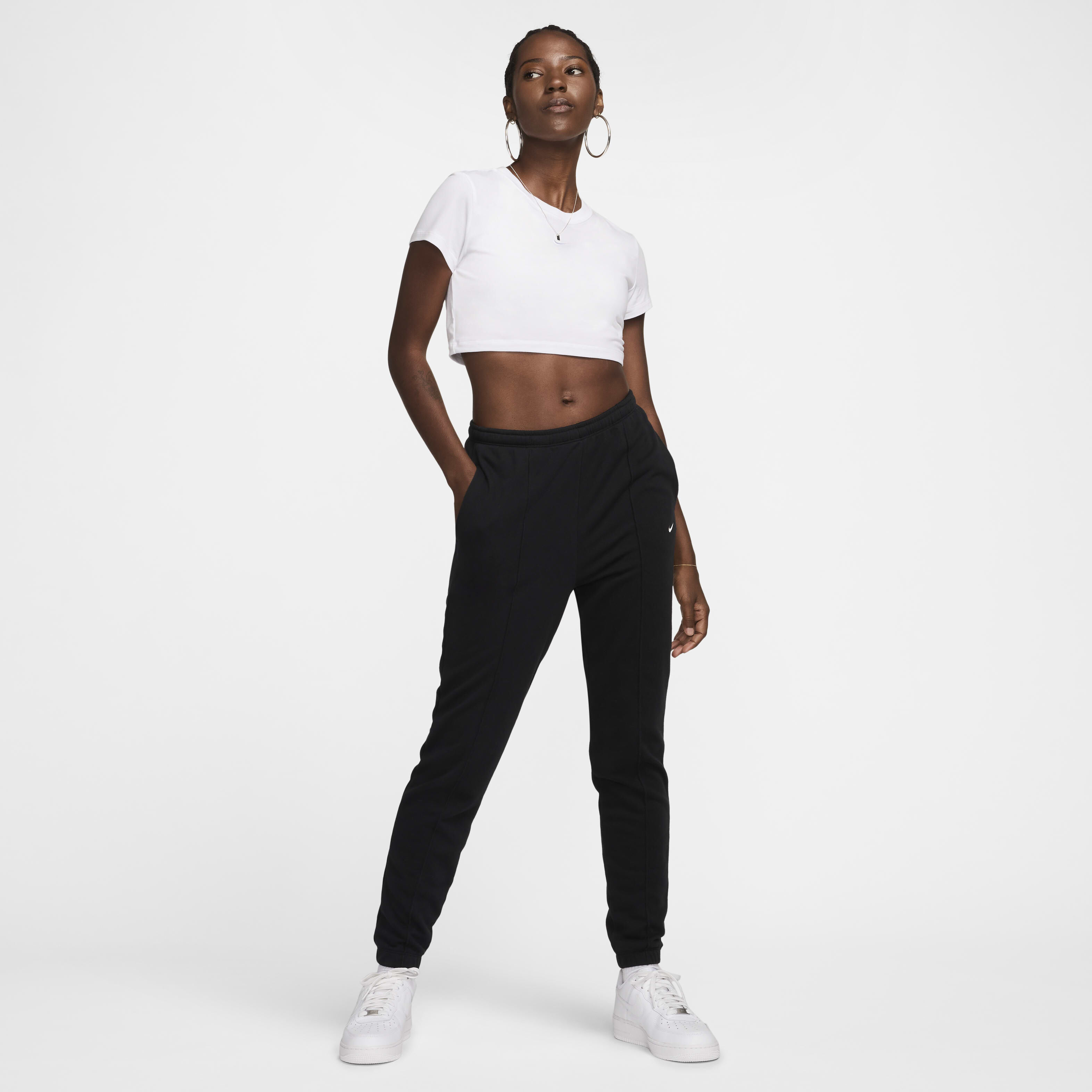 Buy Nike Sportswear Chill Knit Women s Slim Cropped Tee Nike Saudi Official