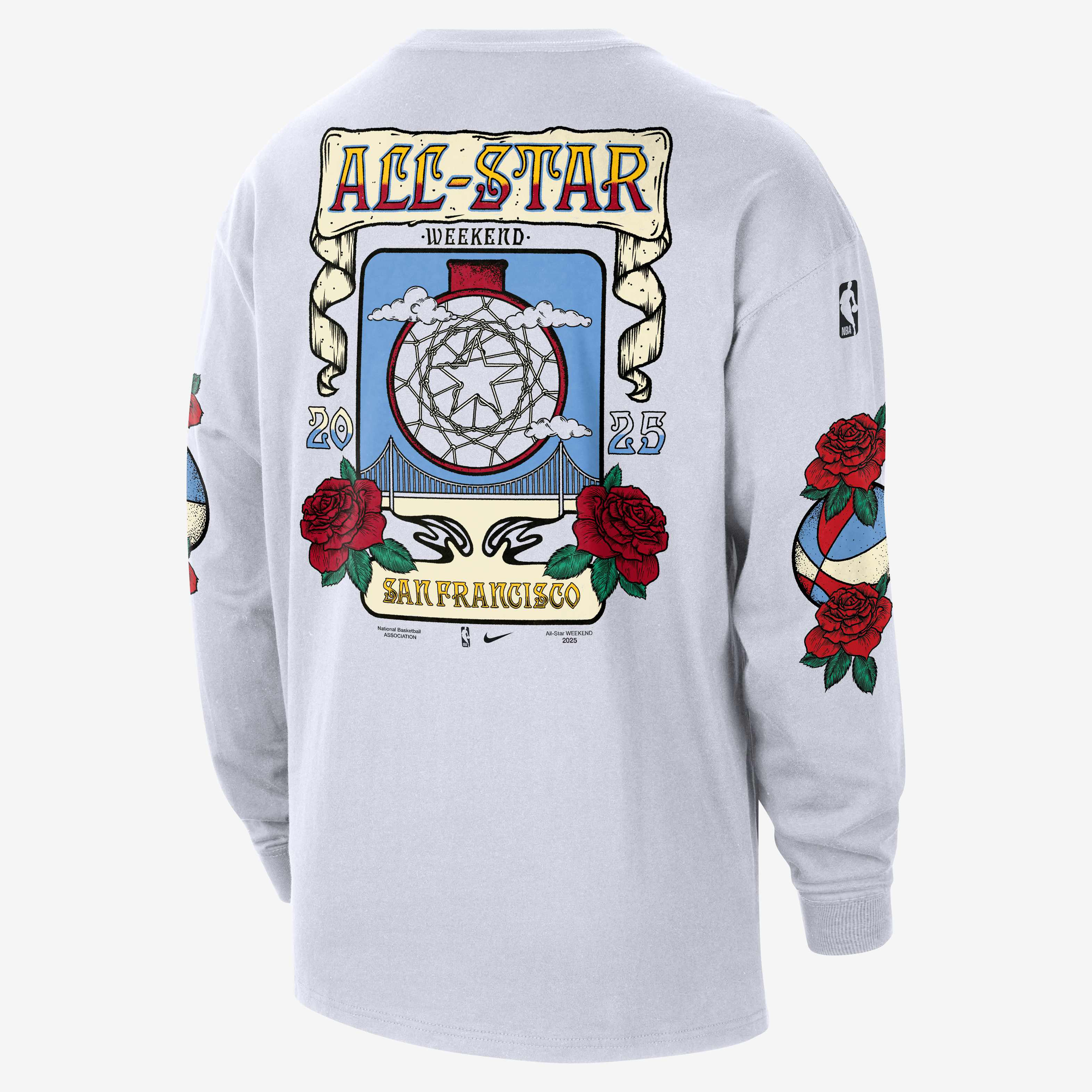Buy 2025 All-Star Weekend Men's Nike NBA Long-Sleeve Max90 T