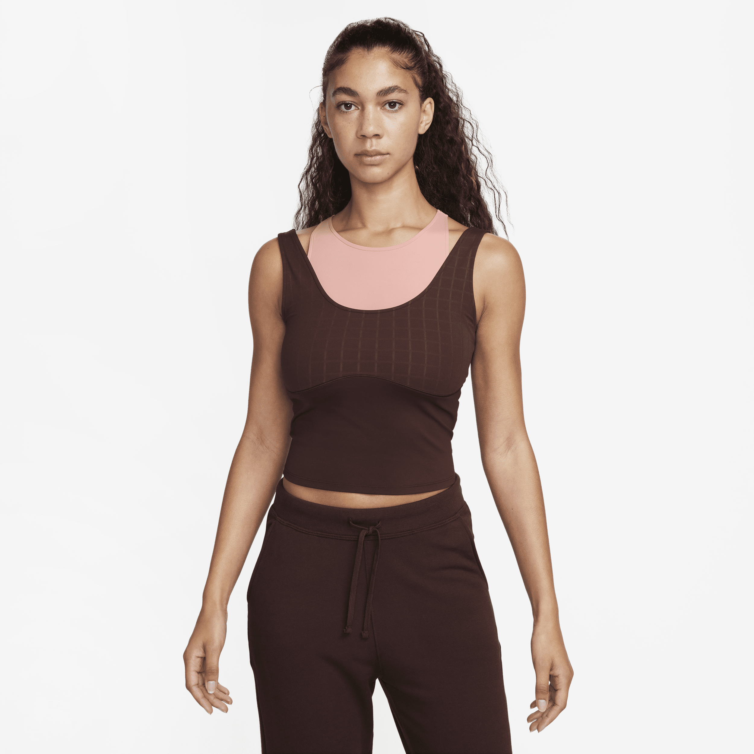 Shop Yoga Dri FIT Luxe Women s Tank Top Nike KSA