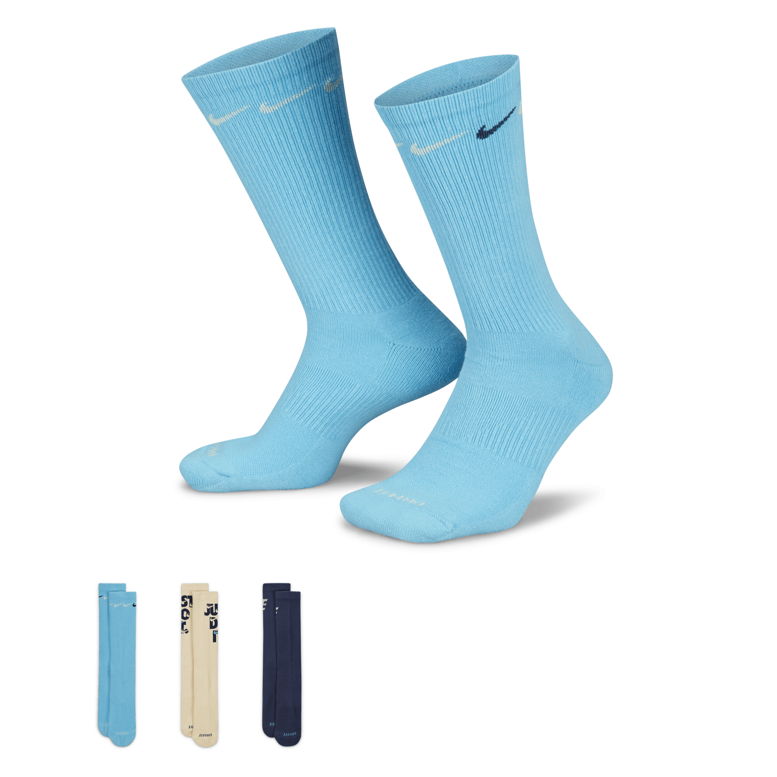 Carolina blue nike socks 2025