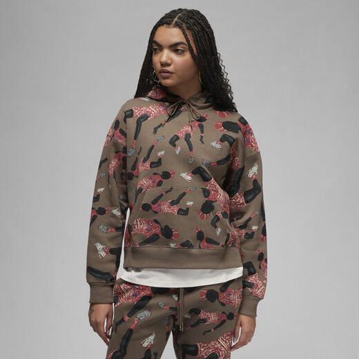 Flight Essential-Jordan, Jordan Artist Series by Parker Duncan, Women's Hoodie