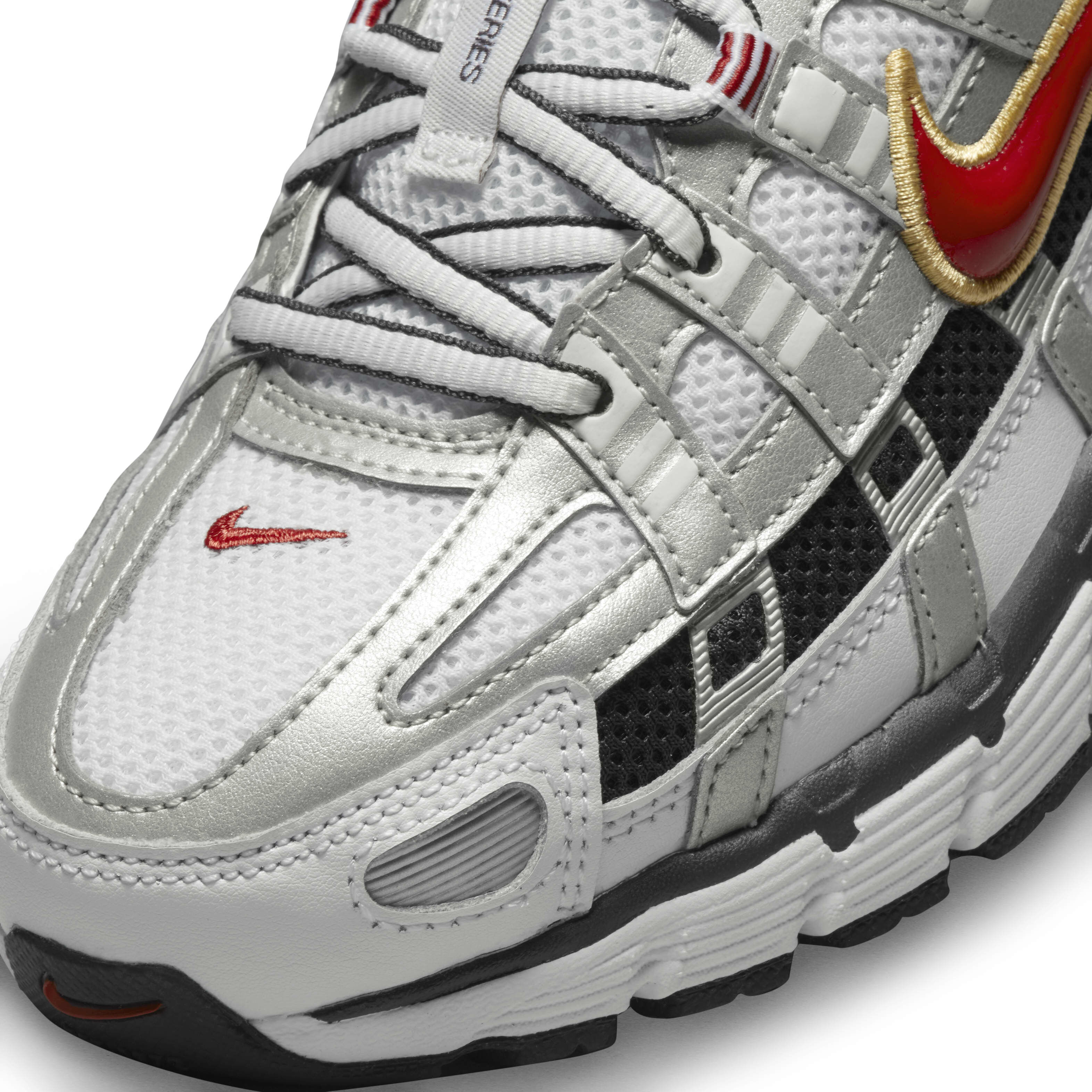 Nike p 6 metallic silver deals