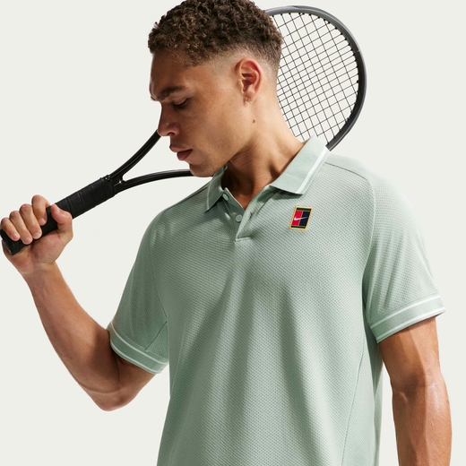Men's Polo T-Shirts-Nike, NikeCourt Heritage, Men's Tennis Polo