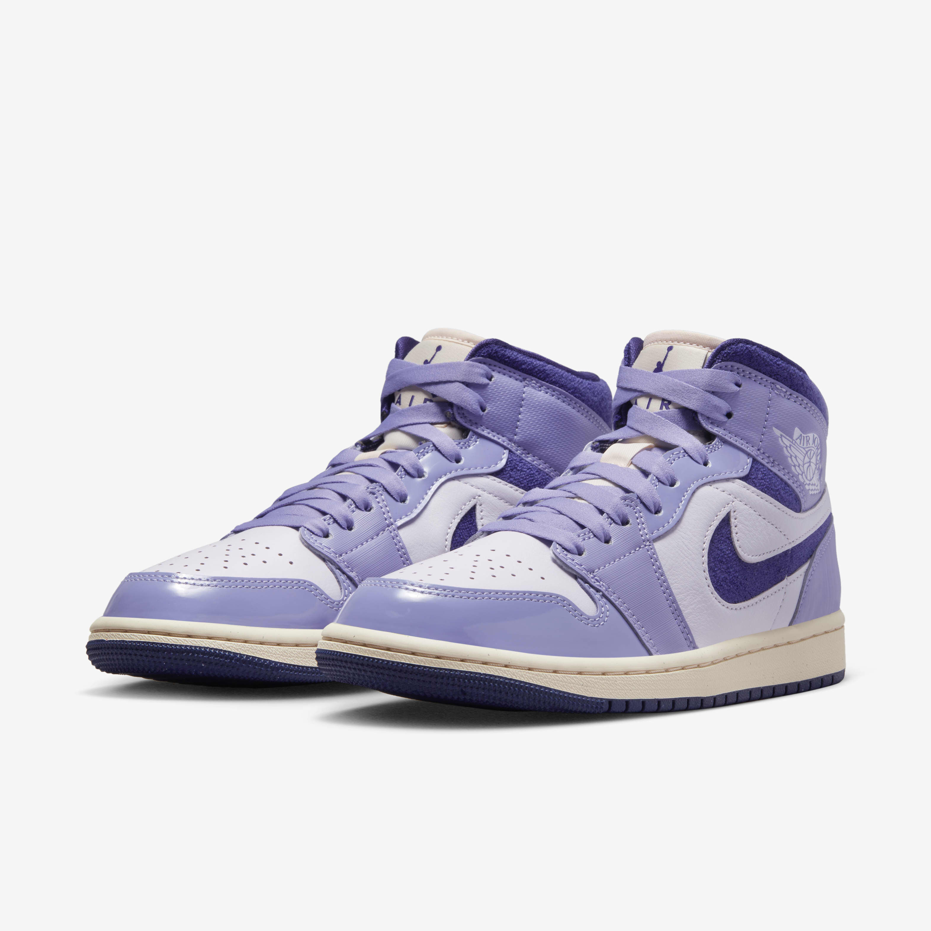 Buy Air Jordan 1 Mid SE Women s Shoes Sky J Light Purple Barely Grape Guava Ice Sky J Purple Nike Saudi Official