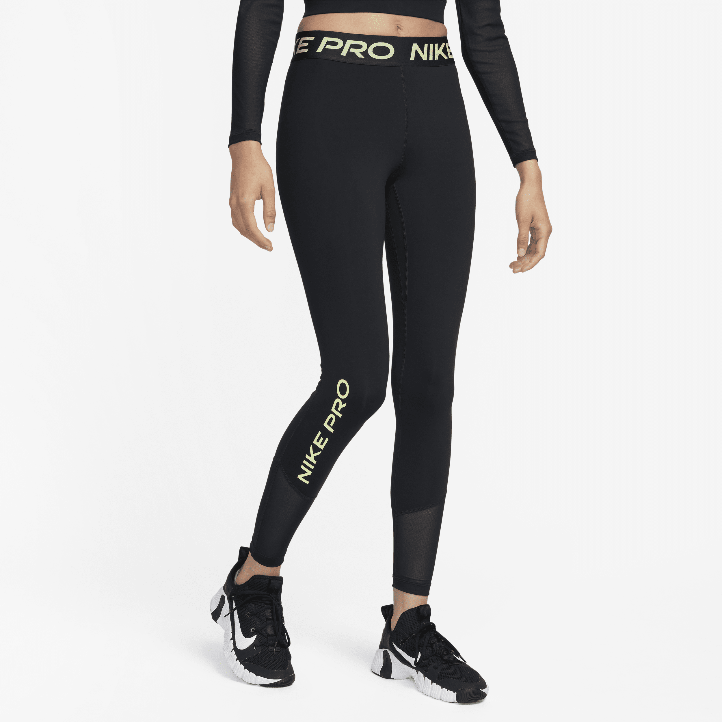Womens black nike pros shop