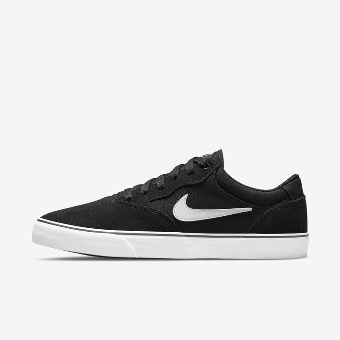 Buy Nike SB Chron Skate Shoe Black/Black/White Nike Saudi