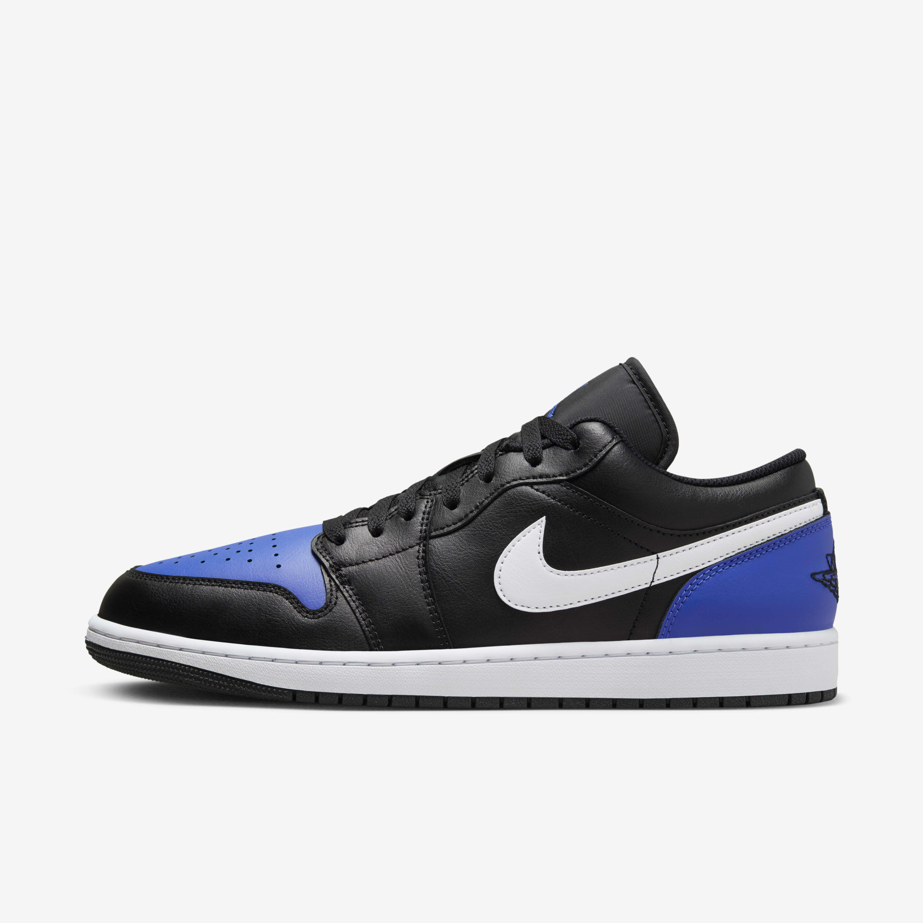 Buy Air Jordan 1 Low Men s Shoes Black Game Royal White Nike Saudi Official