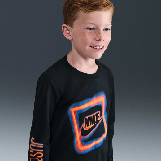 Kids' Long Sleeves Shirts-Nike, Nike Glow With Me, Younger Kids' Long-Sleeve T-Shirt