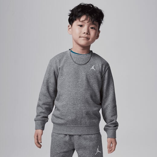 Kids' Sweatshirts-JRDN, Jordan Brooklyn French Terry Essentials, Little Kids' Crew
