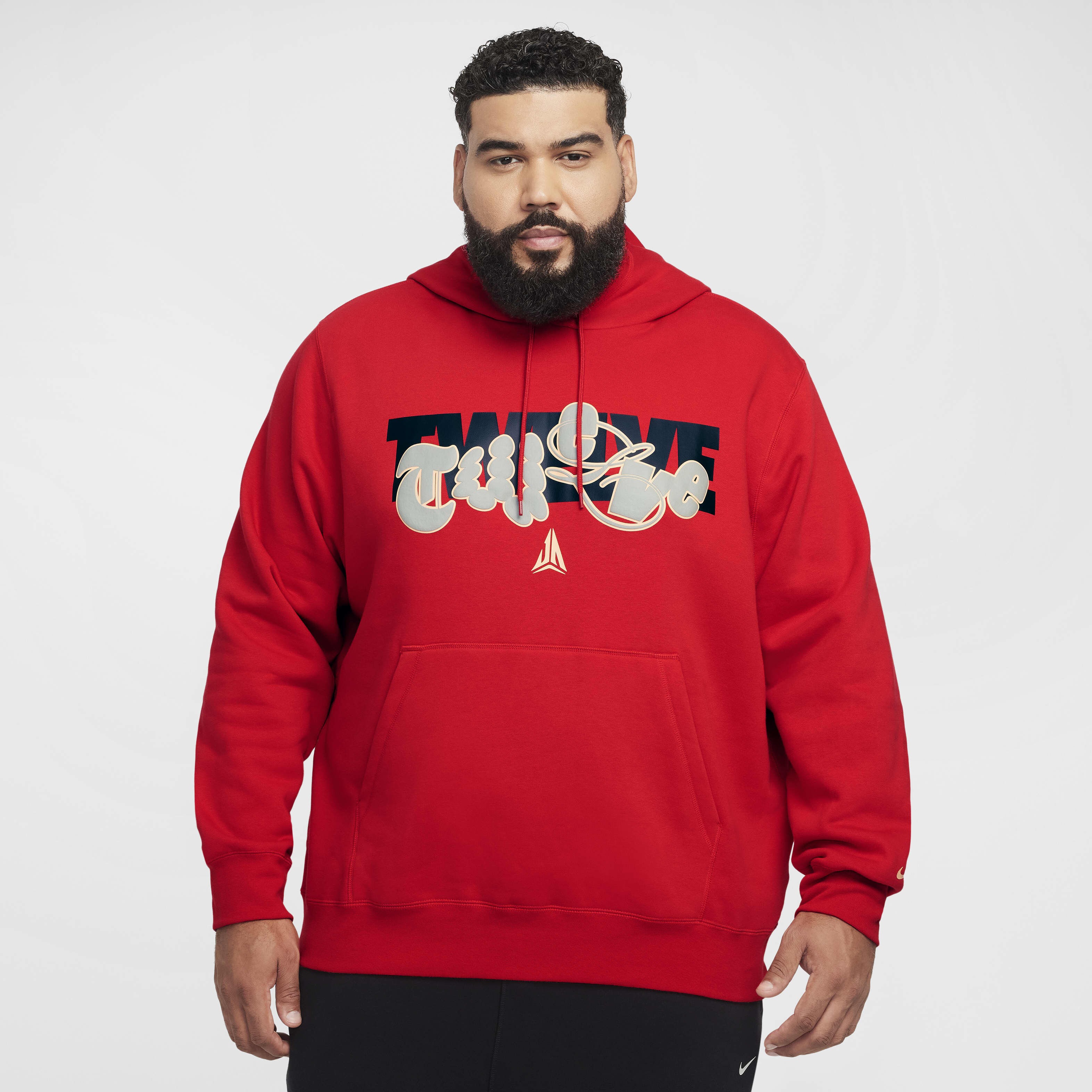 Buy Ja Men's Fleece Basketball Hoodie - University Red