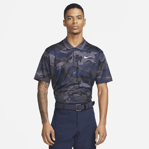 Nike green hotsell camo golf shirt