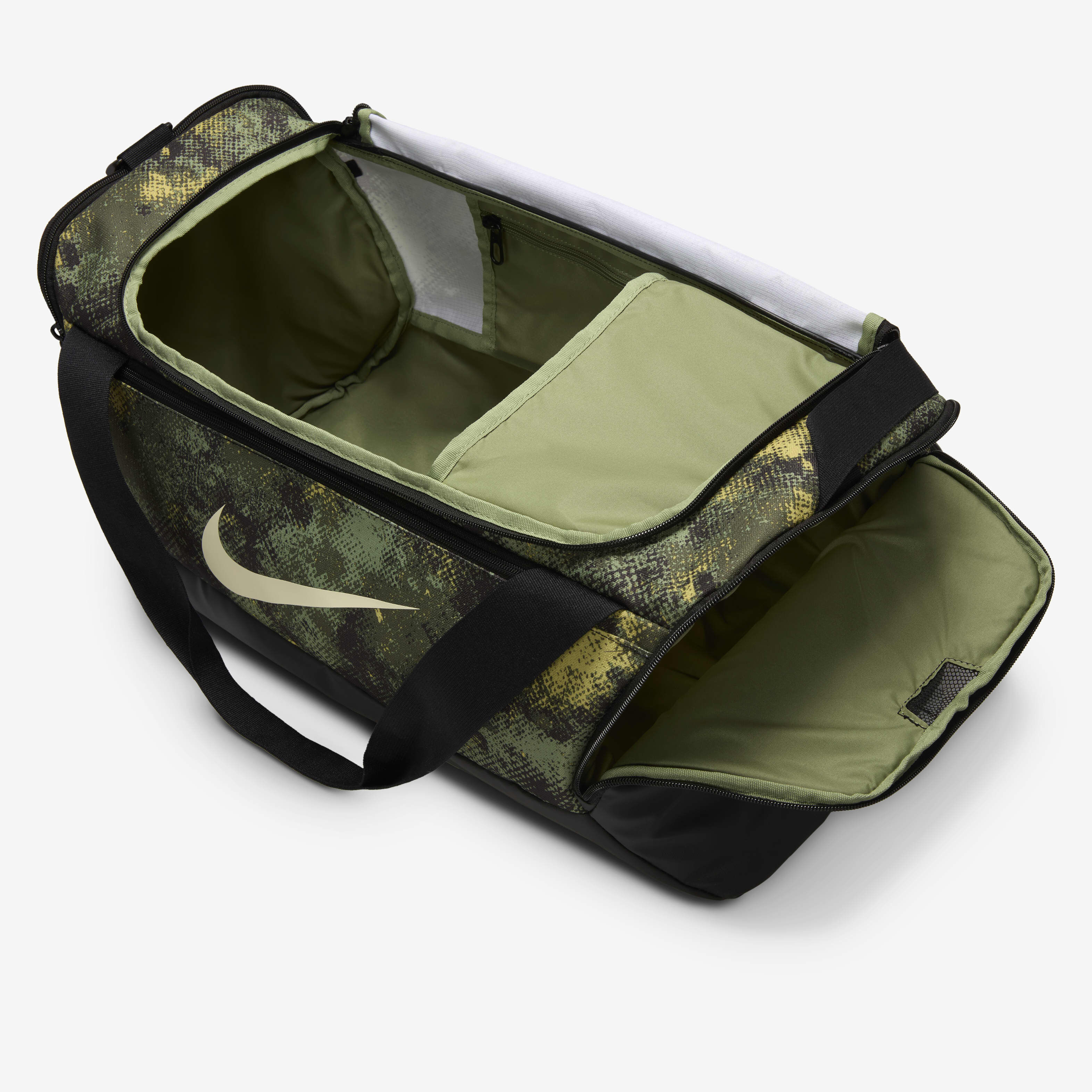 Buy Nike Brasilia Duffel Bag Small 41L Oil Green Black Coconut Milk Nike Saudi Official