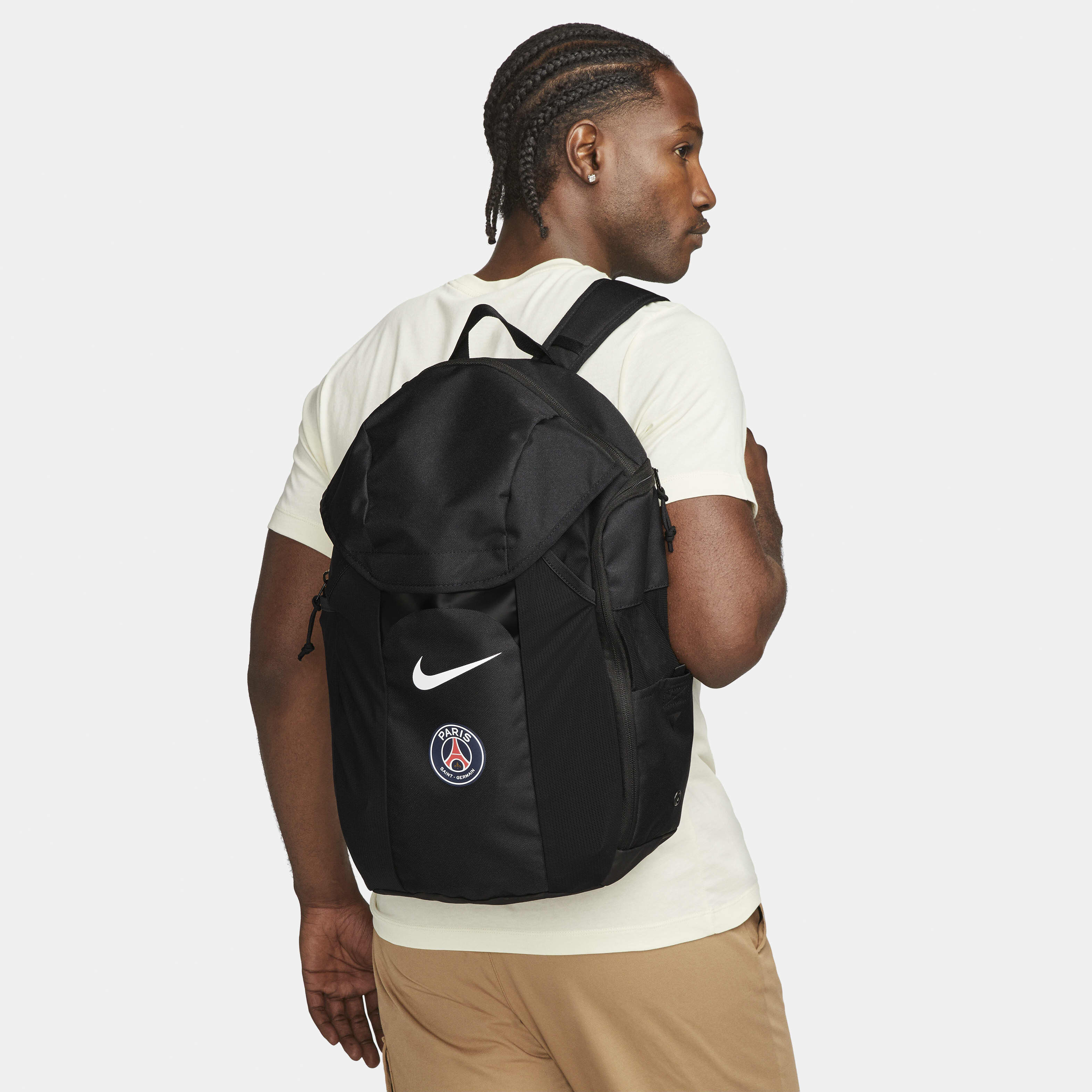 Buy Paris Saint Germain Academy Football Backpack 30L Black Black White Nike Saudi Official