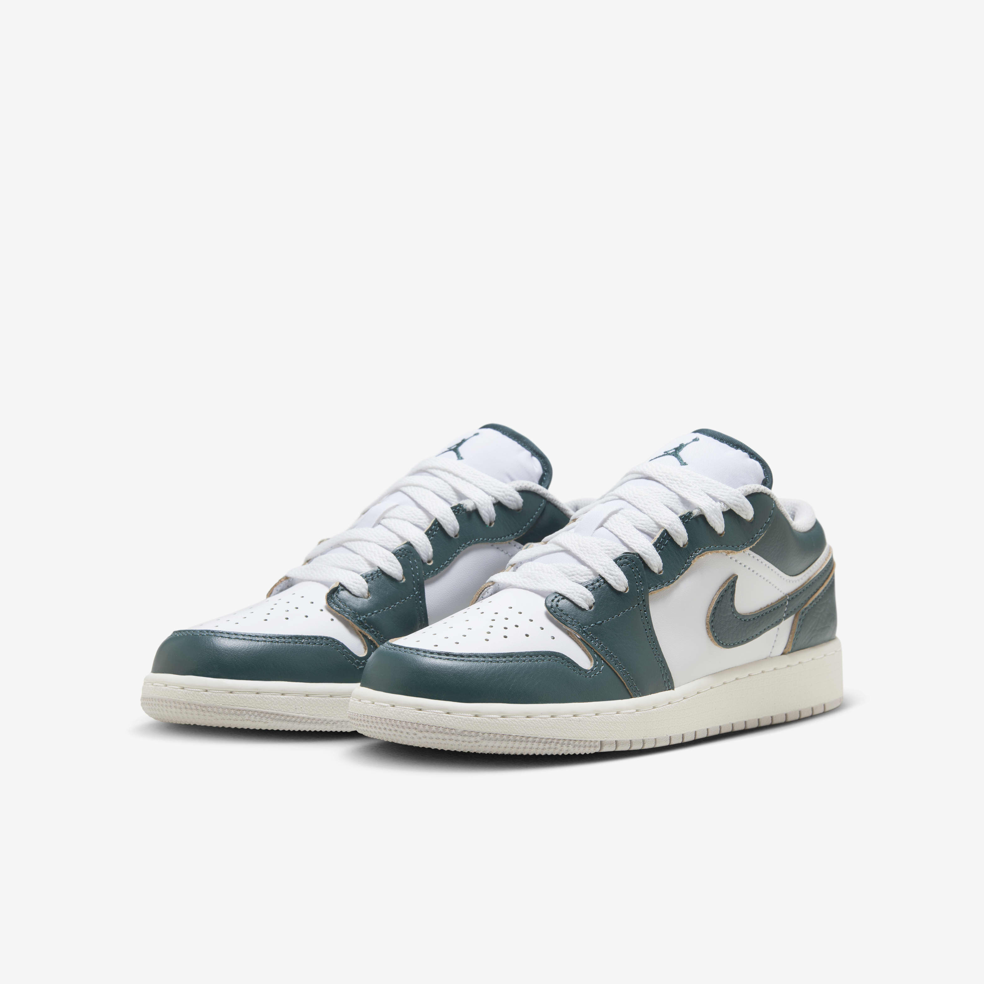 Buy Air Jordan 1 Low SE Older Kids' Shoes - Oxidised Green/White