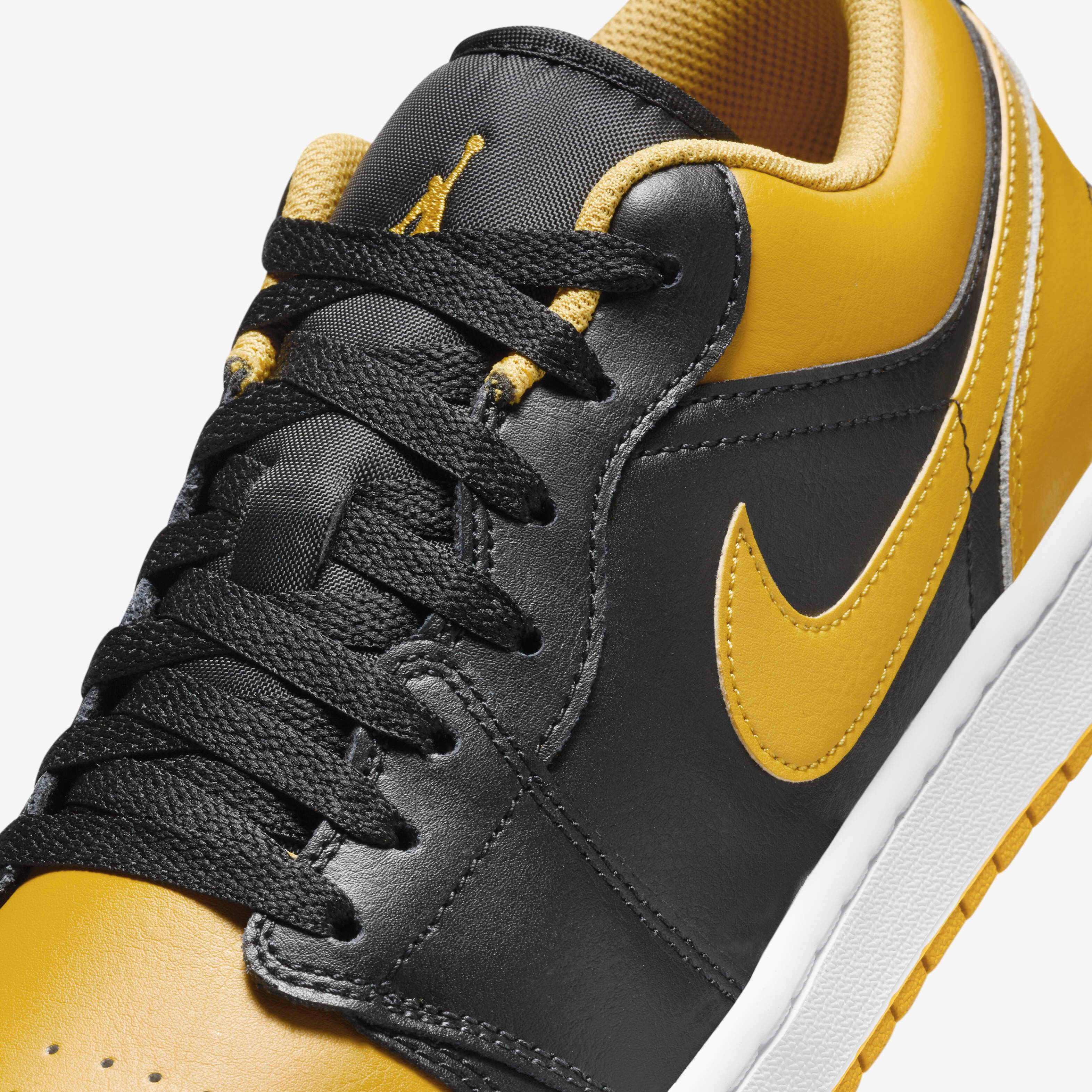 Jordan 1 low black and yellow discount