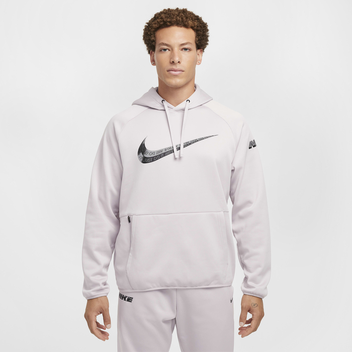 Platinum Purple Nike Pullover Nike Metallic Swoosh Colour Block
