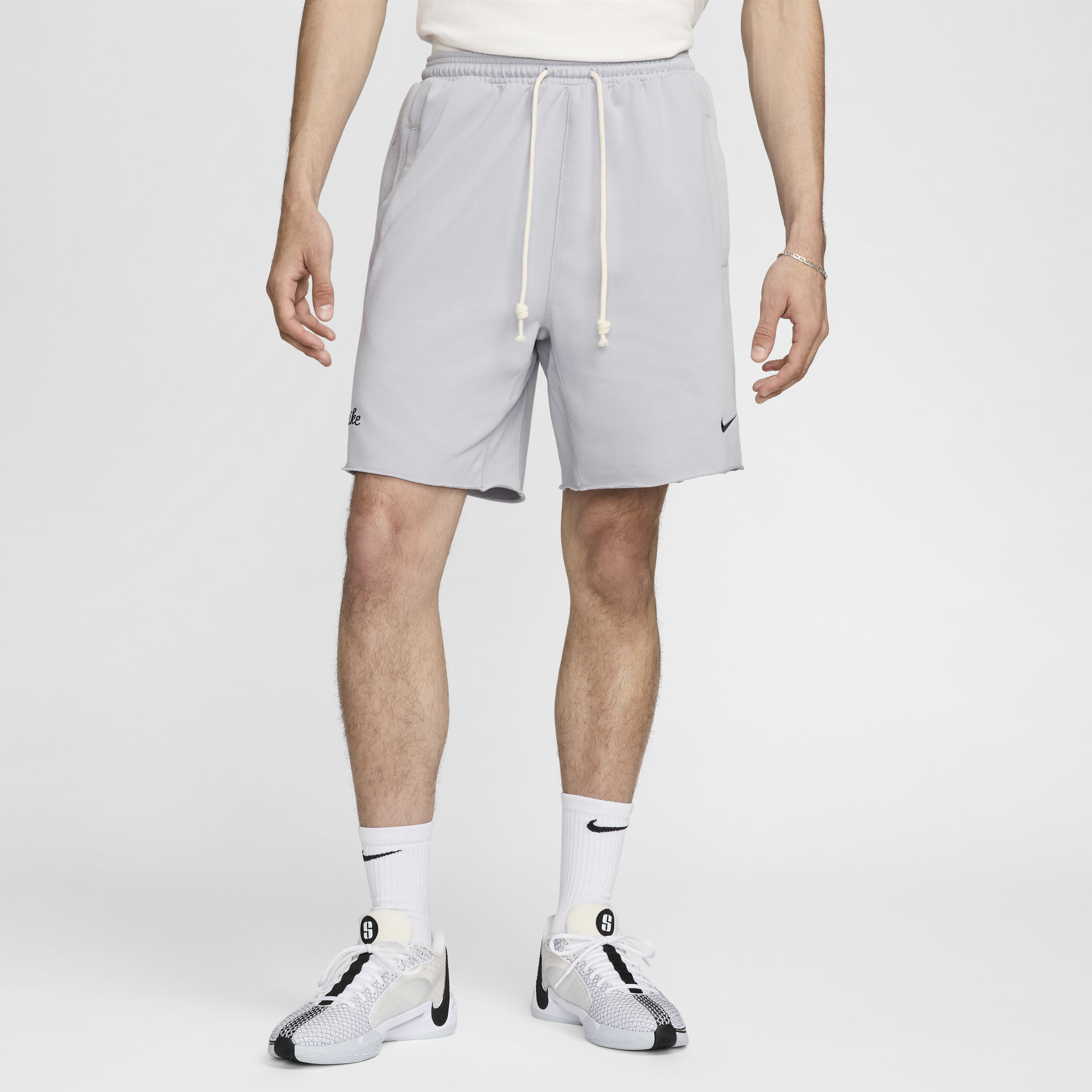 Nike standard logo shorts grey outlet
