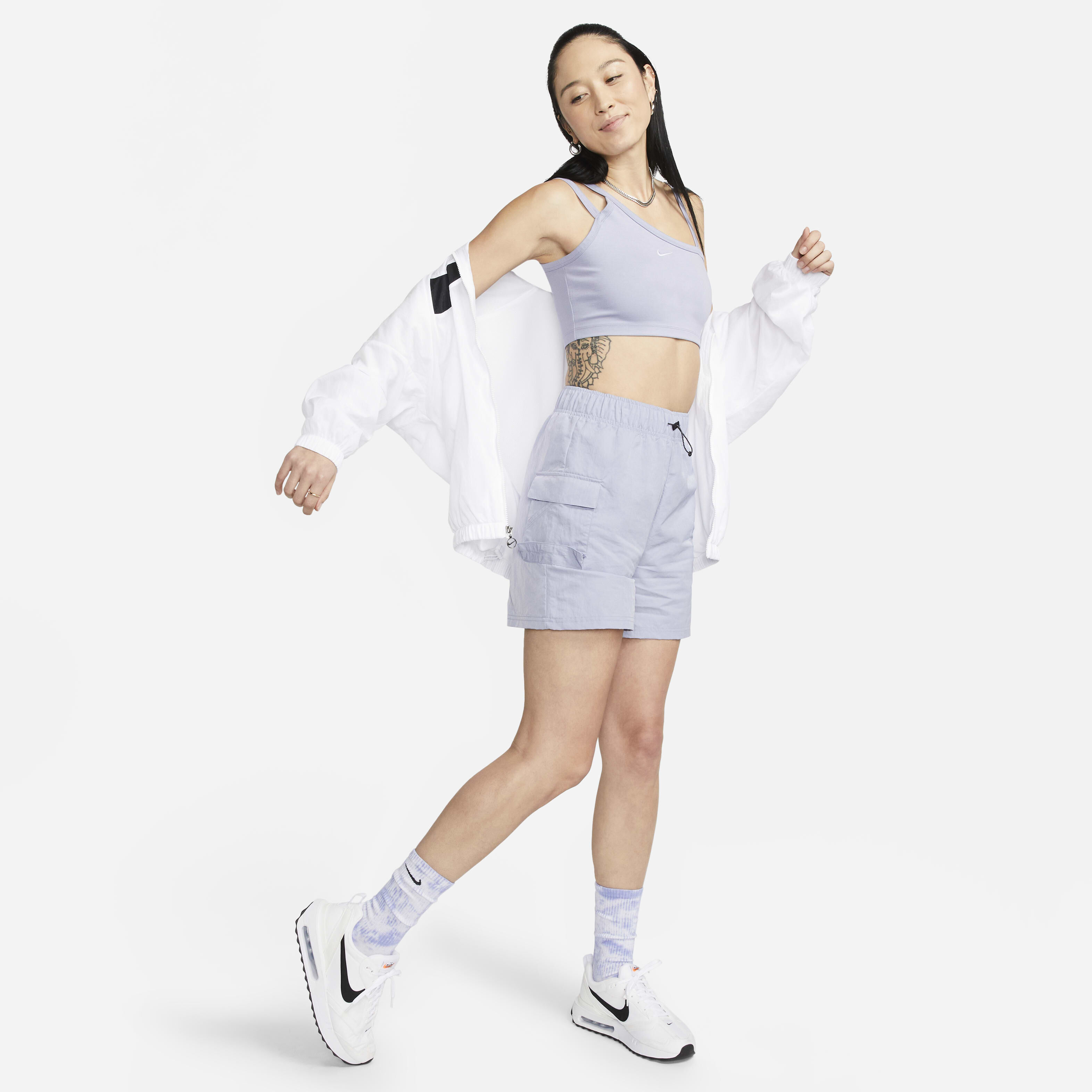 Buy Nike Sportswear Everyday Modern Women s Asymmetrical Crop Tank Nike Saudi Official