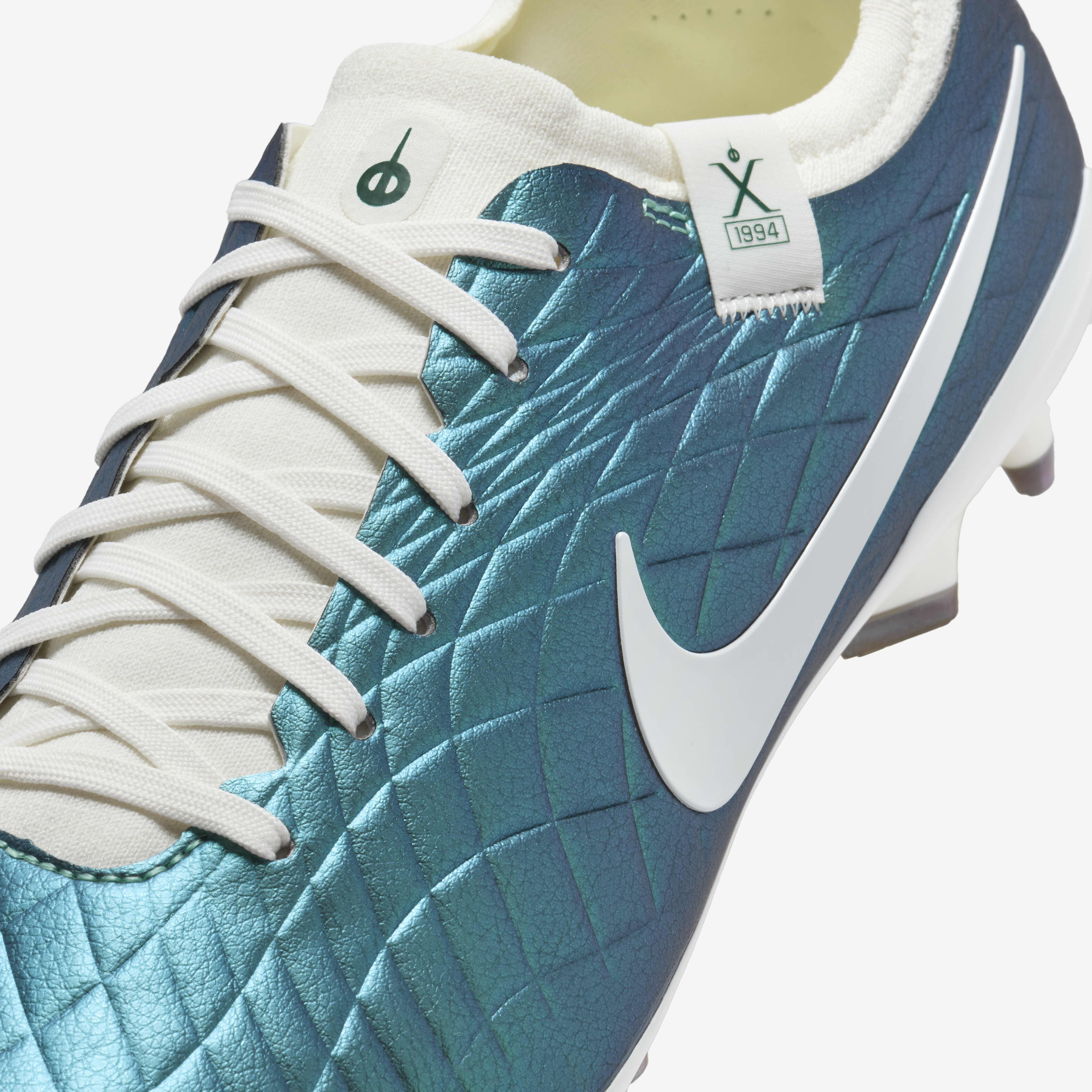 Nike tiempo blue and green discount