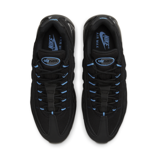 Nike air max 95 top black with blue tick
