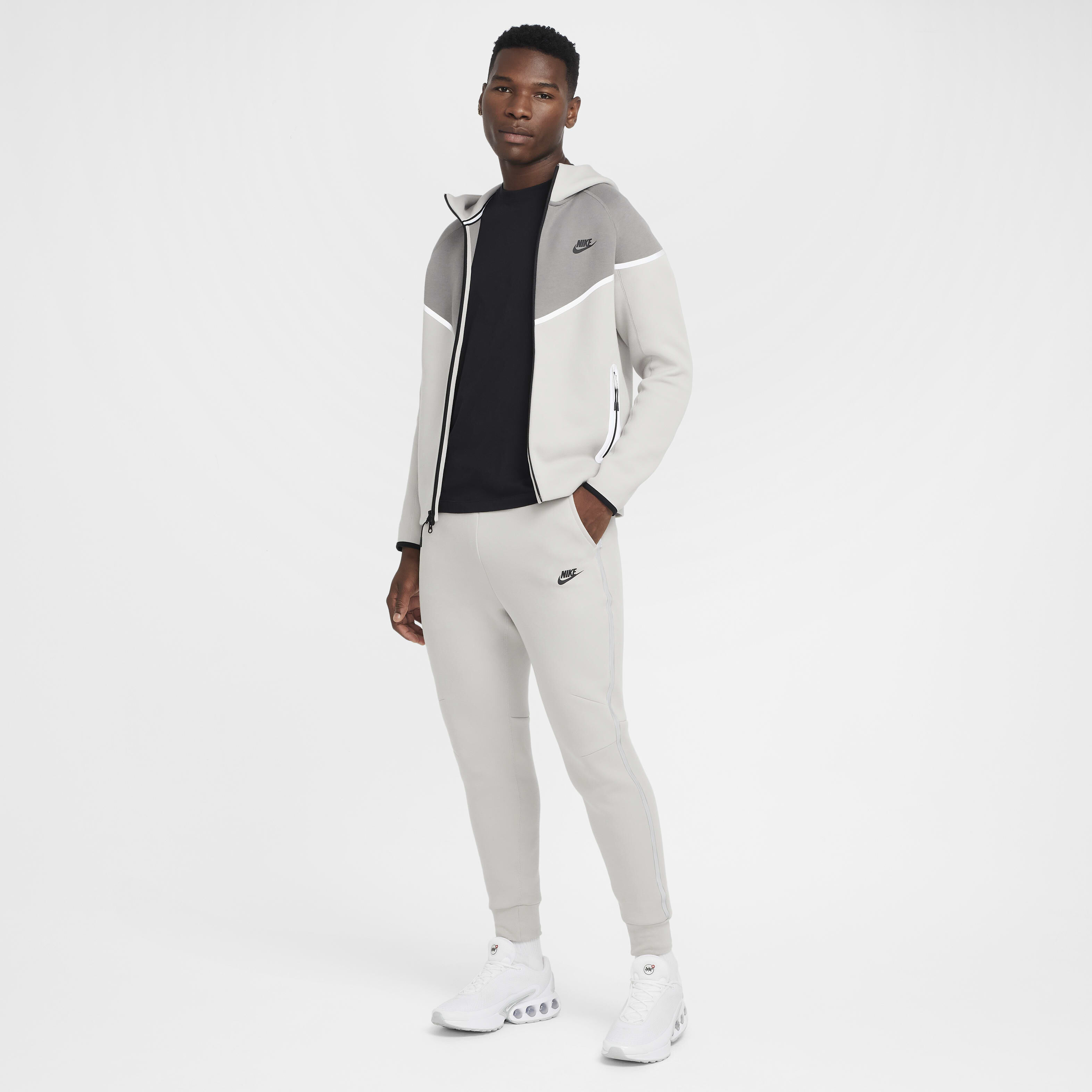 Buy Nike Tech Men's Fleece Joggers - Light Iron Ore/Black