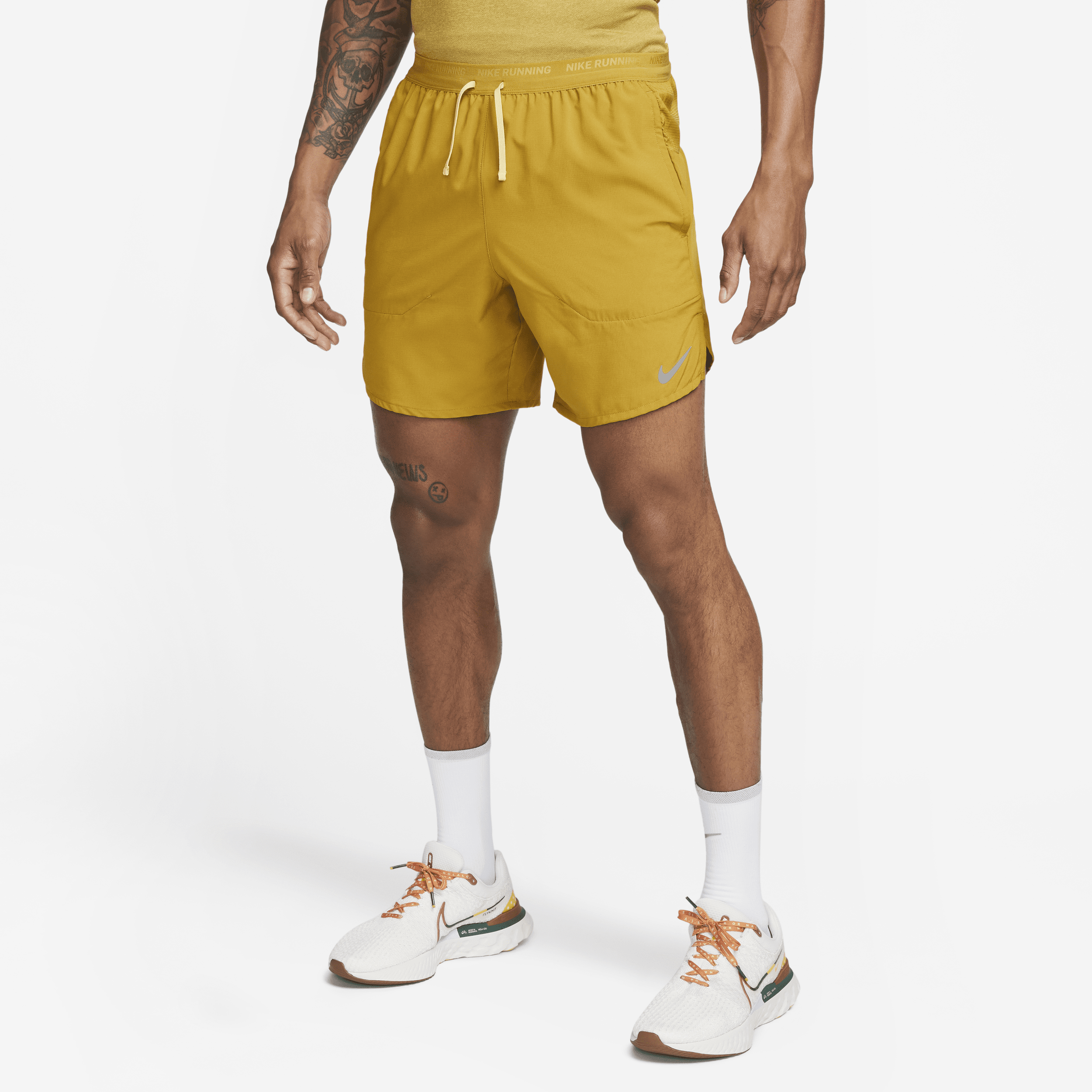 Yellow nike running shorts outlet