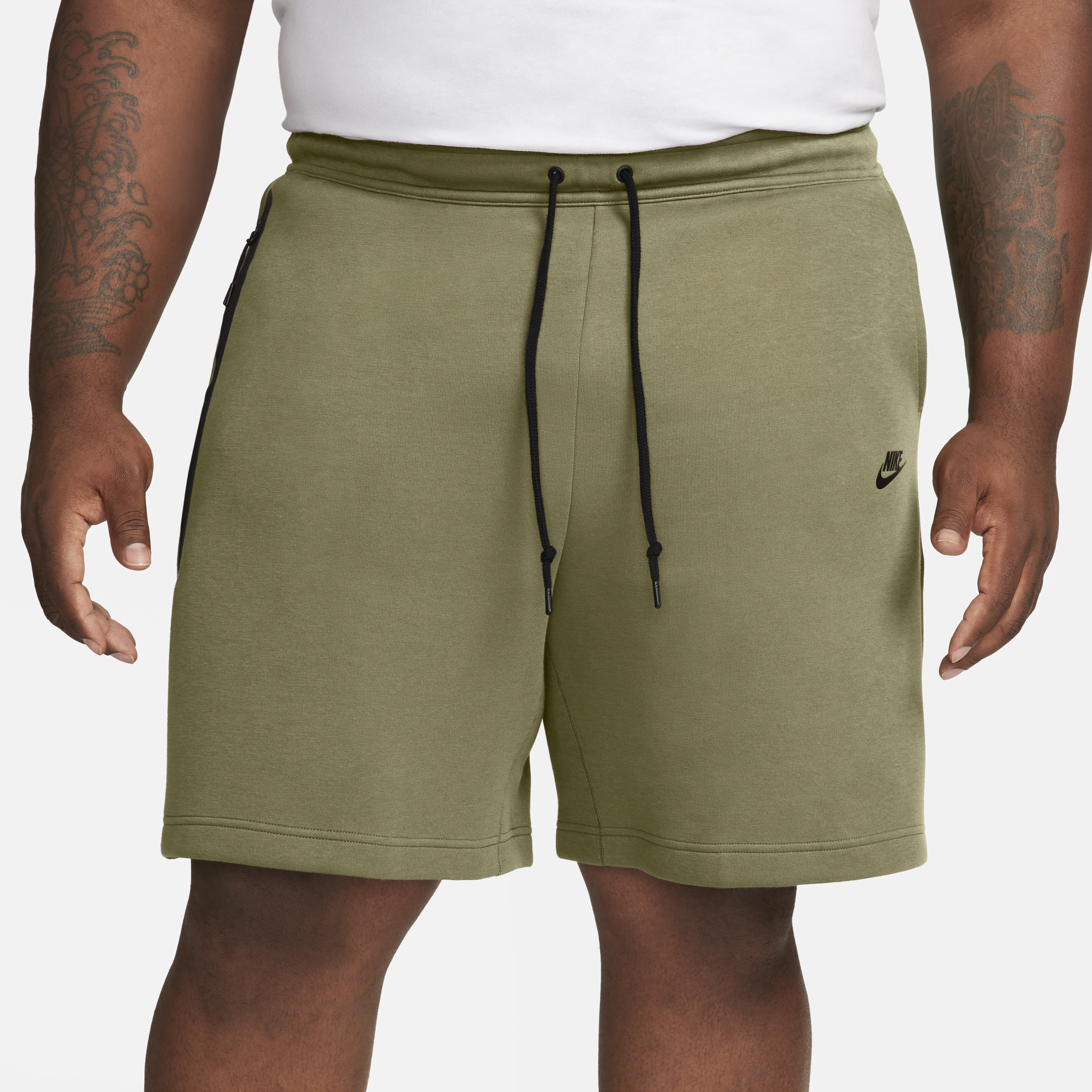 Nike tech fleece shorts top khaki