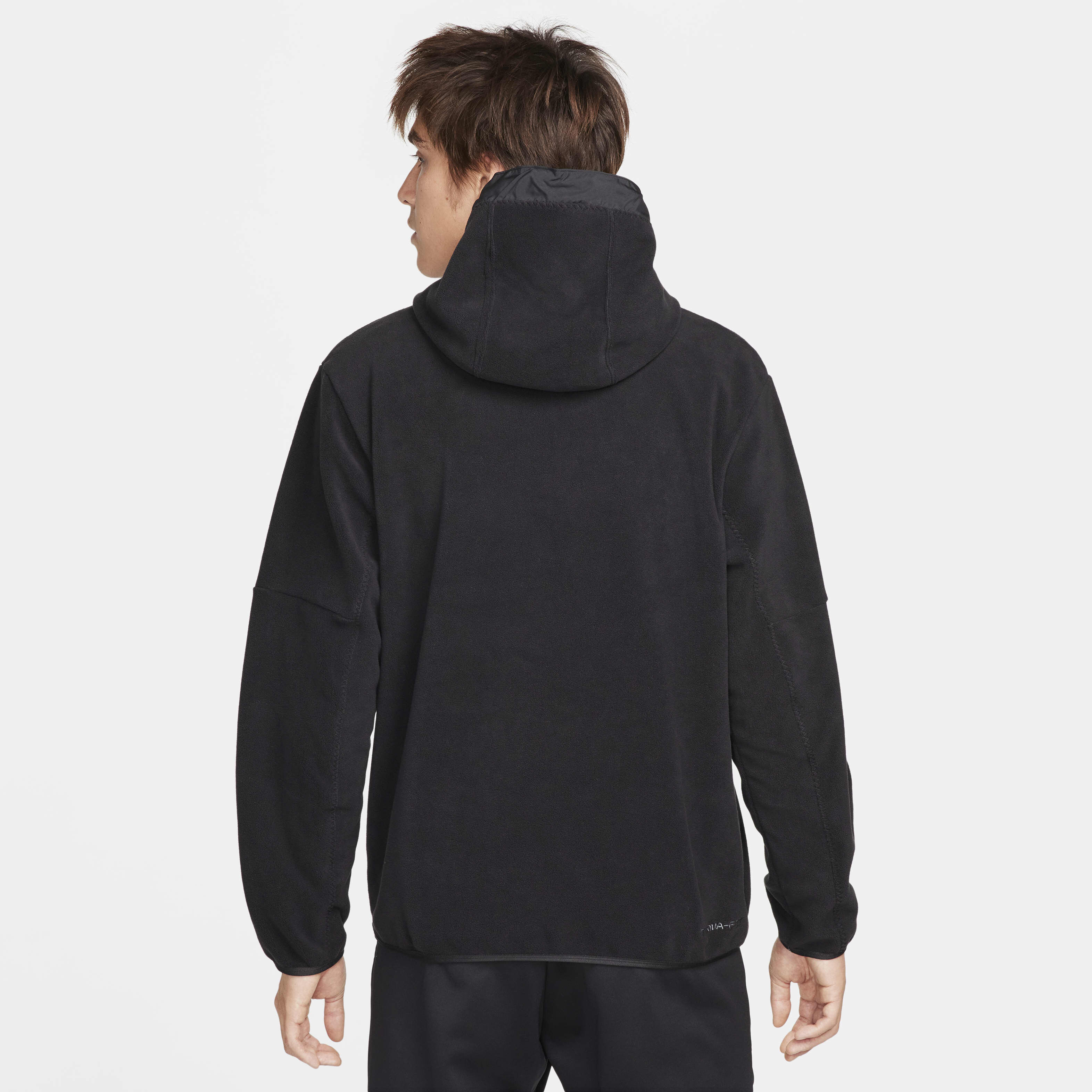 Buy Nike Air Max Men s Fleece Pullover Hoodie Black White Nike Saudi Official