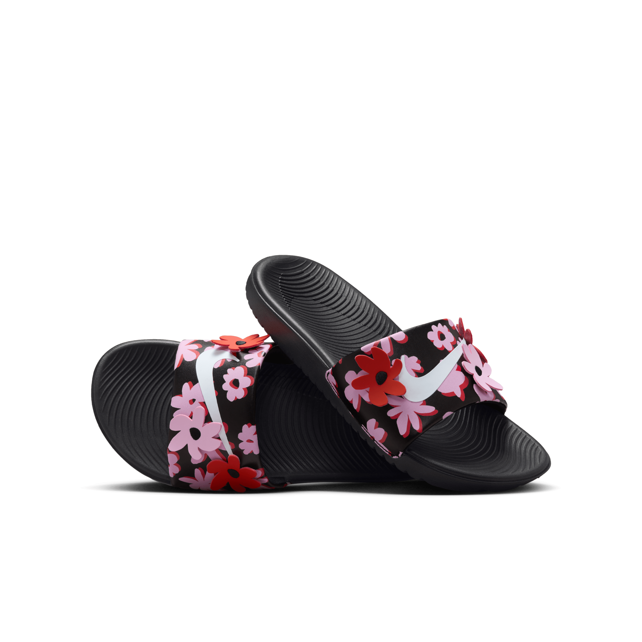 Womens floral shop nike slides