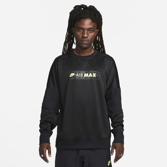 Buy Nike Sportswear Air Max Men's Crew-Neck Sweatshirt Black