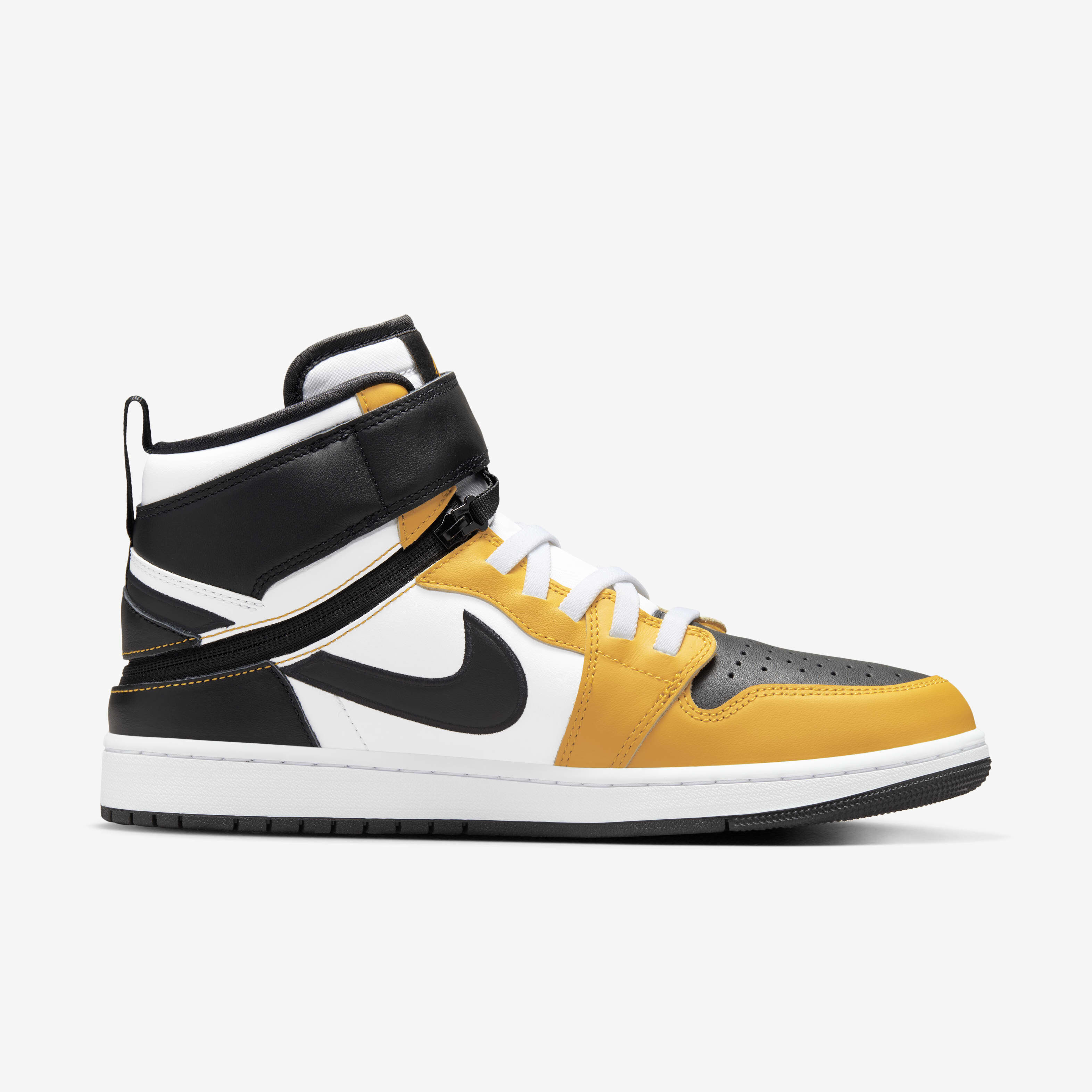Buy Air Jordan 1 Hi FlyEase Men's Shoes - White/Yellow Ochre