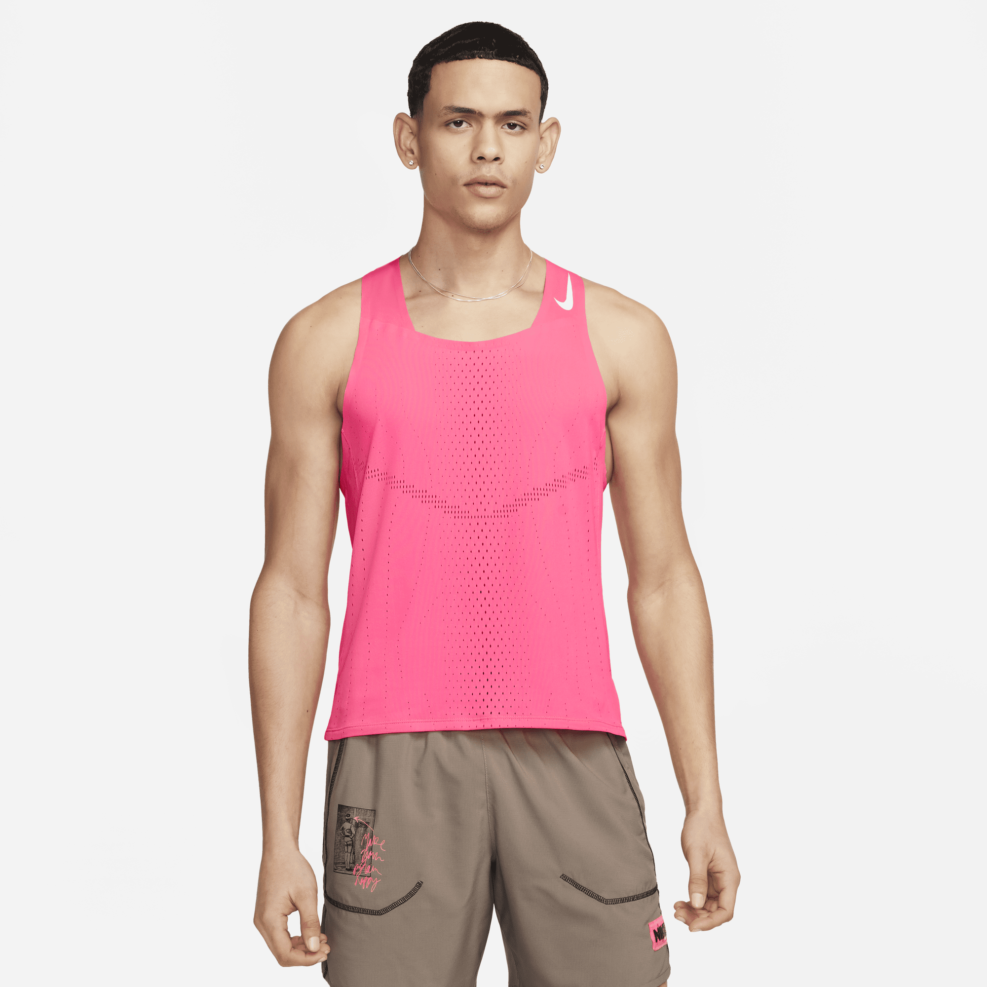 Shop Dri FIT ADV AeroSwift Men s Racing Vest Nike KSA