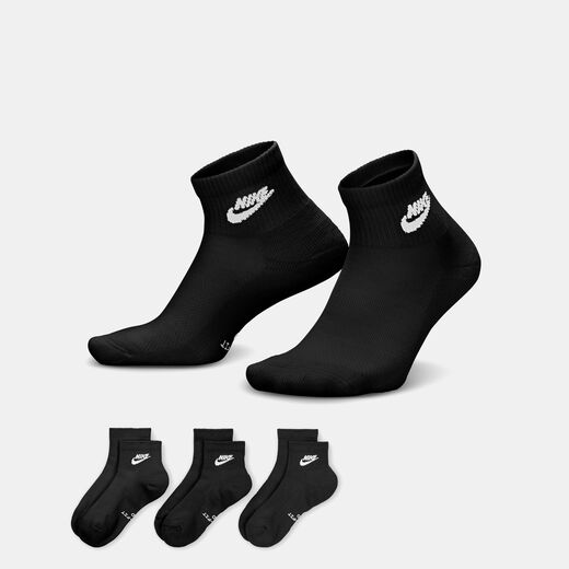 Women's Ankle Socks-Nike, Nike Everyday Elevated, Ankle Socks (3 Pairs)