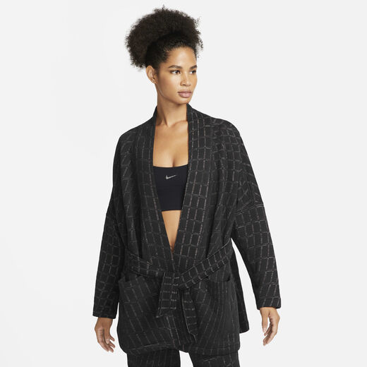 هودي وسويت شيرت يوغا-نايكي, نايكي يوغا ثيرما-فت لوكس, تيشيرت جاكارد للنساء