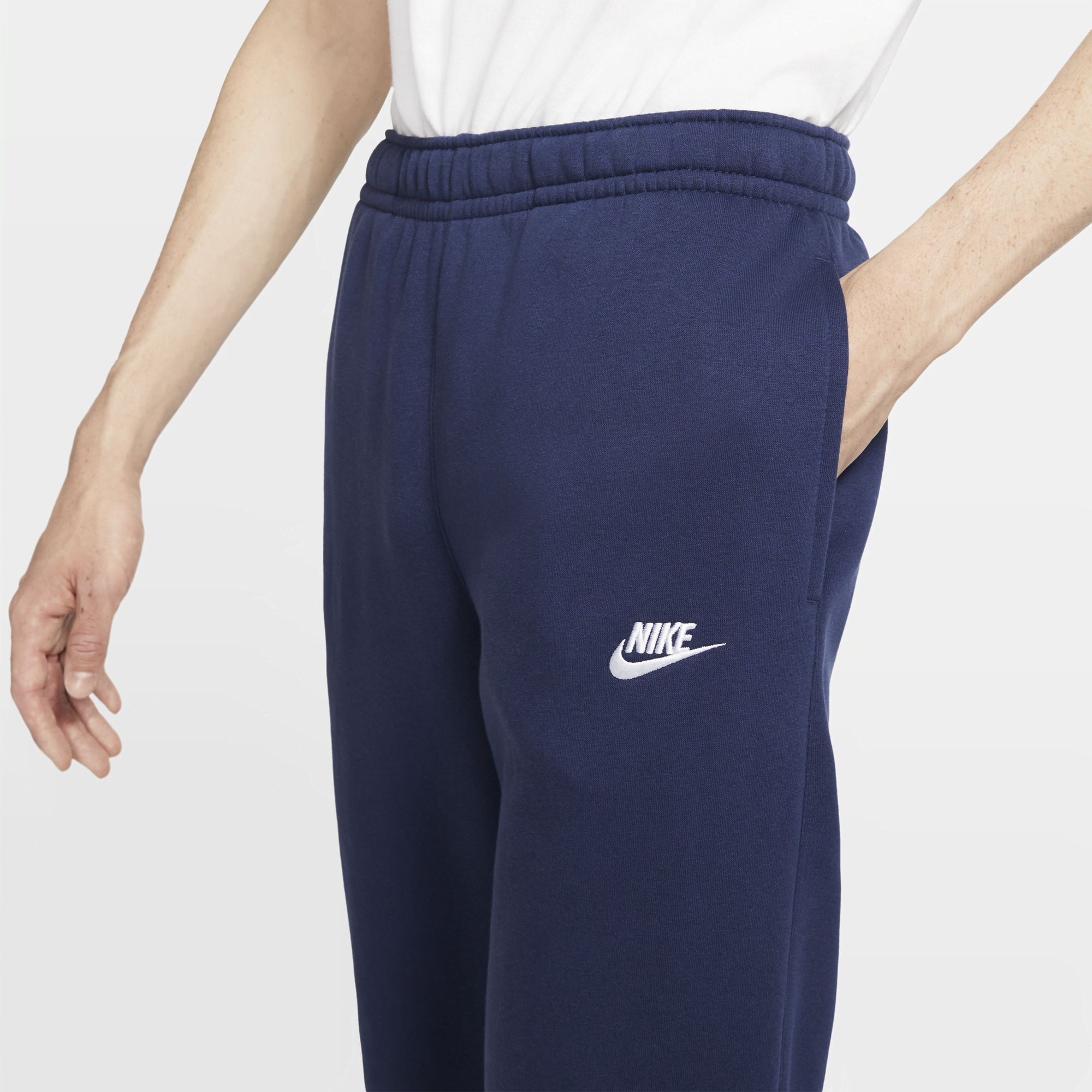 Nike sportswear club fleece joggers midnight navy sales