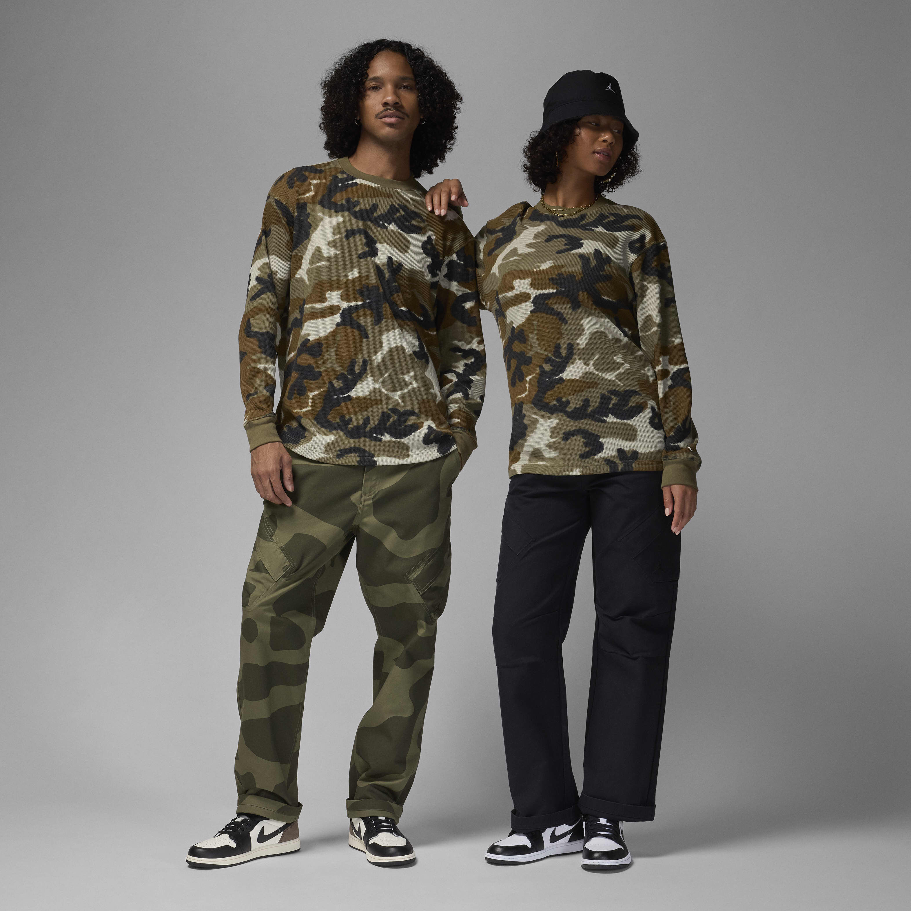 トップス JORDAN BRAND MJ MVP CAMO LS TOP LIGHT Buy Jordan MVP Men's Camo Long-Sleeve Top - Light Olive/Sail
