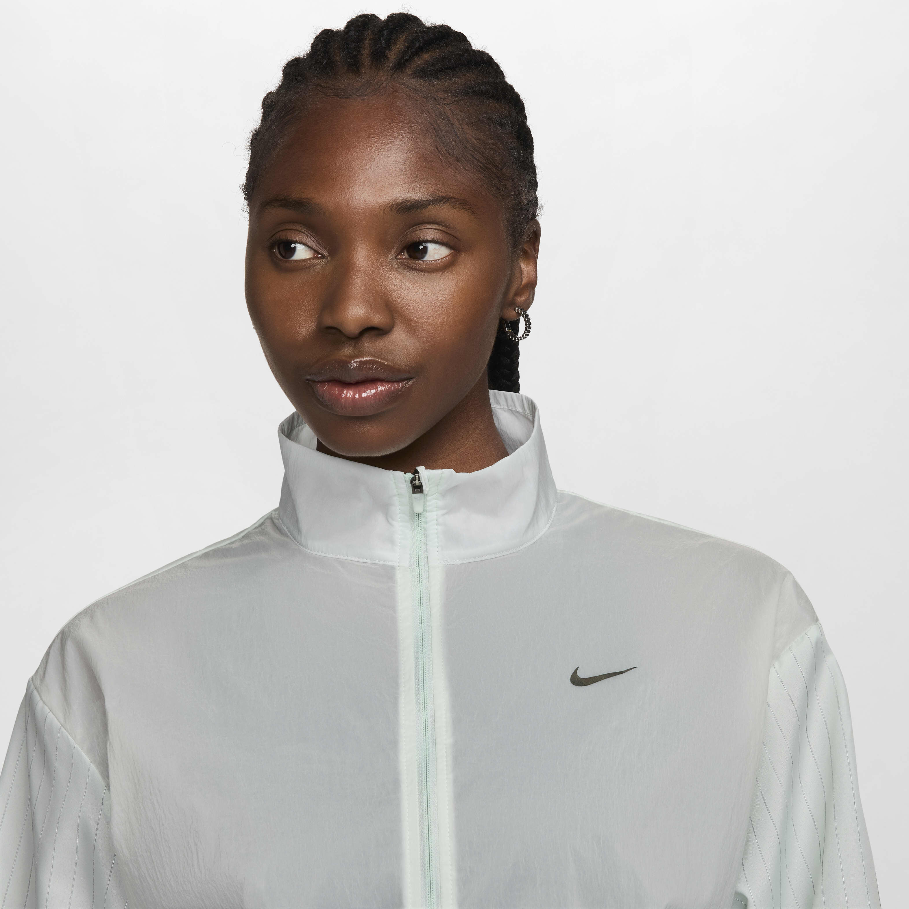 Womens white nike coat outlet