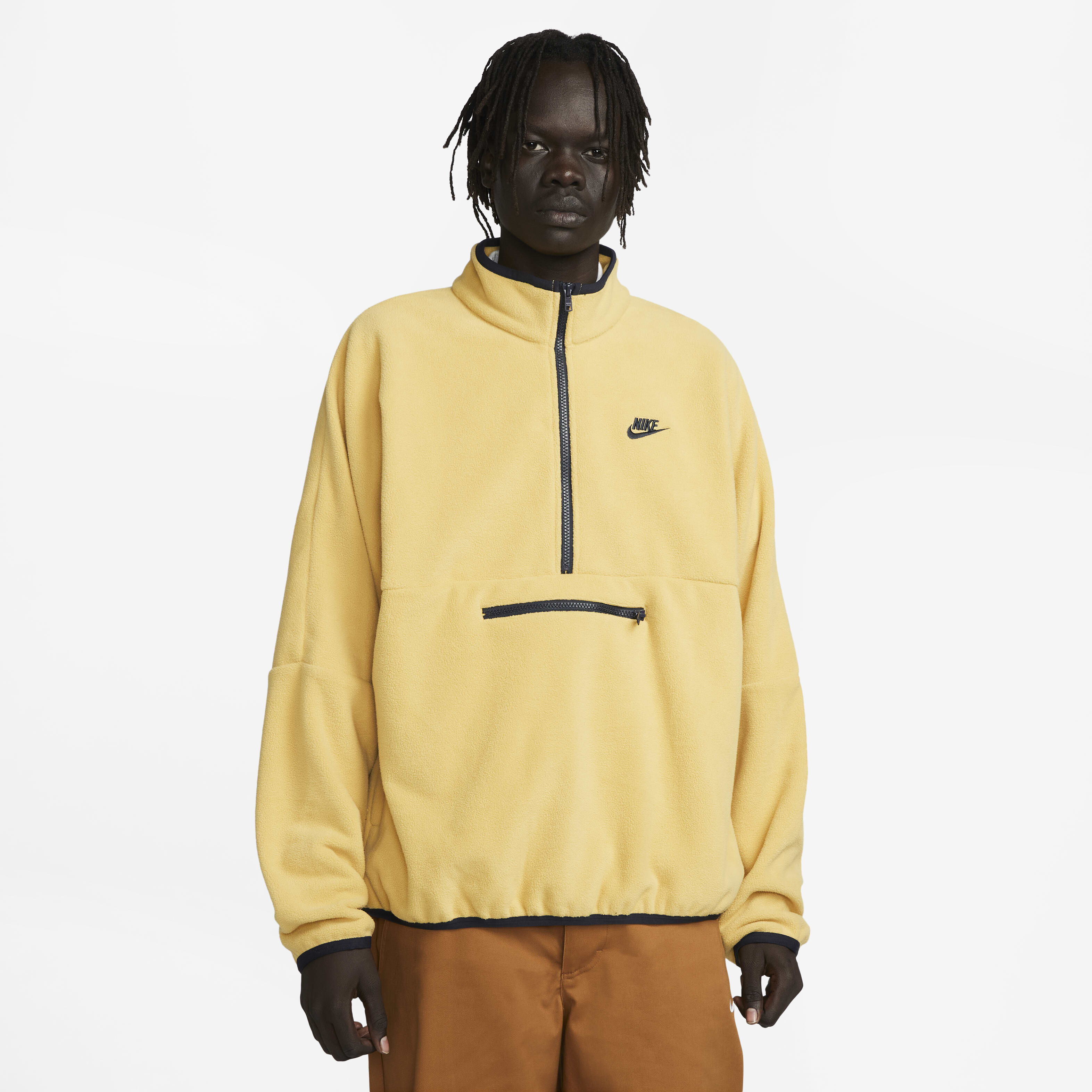 Men's nike club fleece top sales