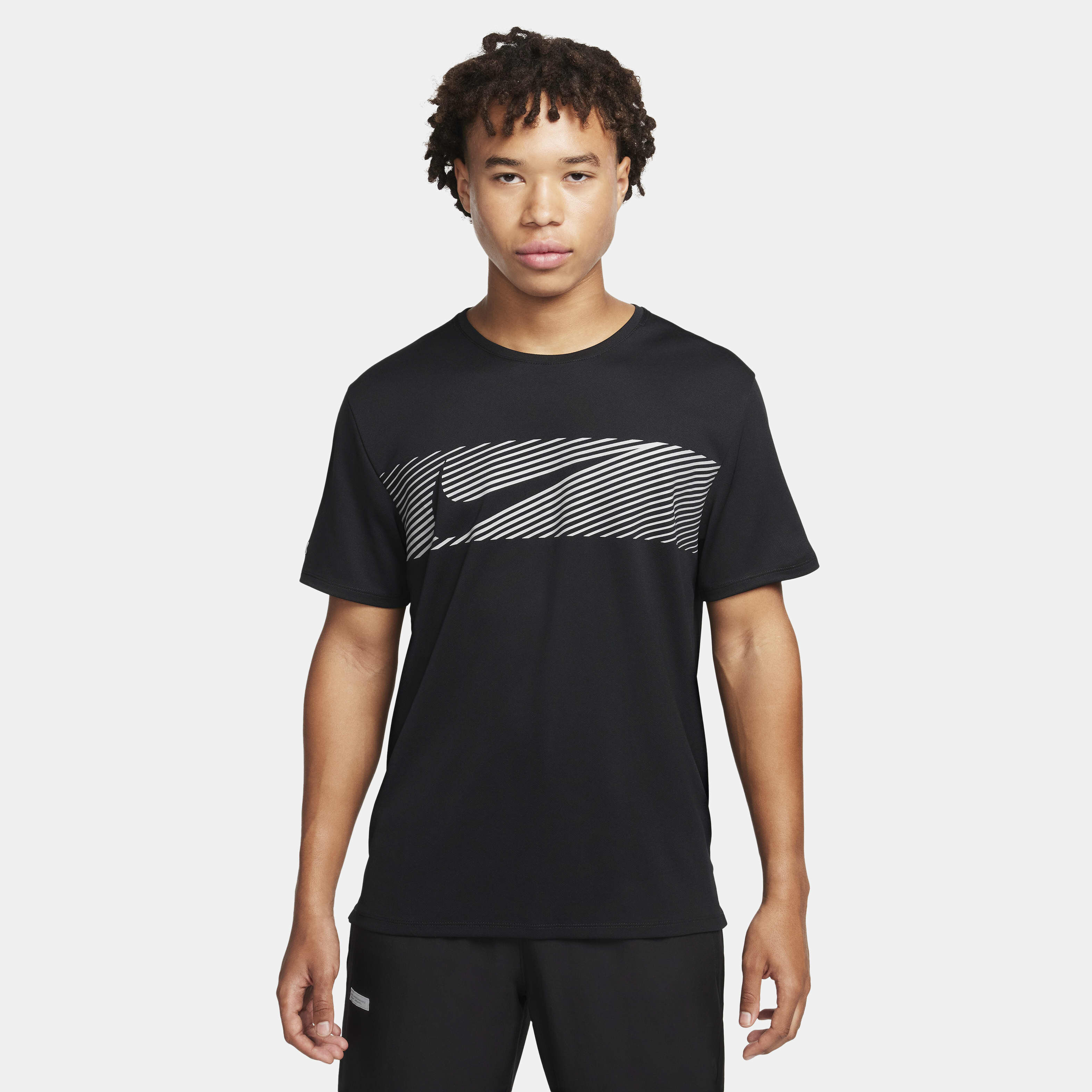 Buy Nike Miler Flash Men s Dri FIT UV Short Sleeve Running Top Nike Saudi Official