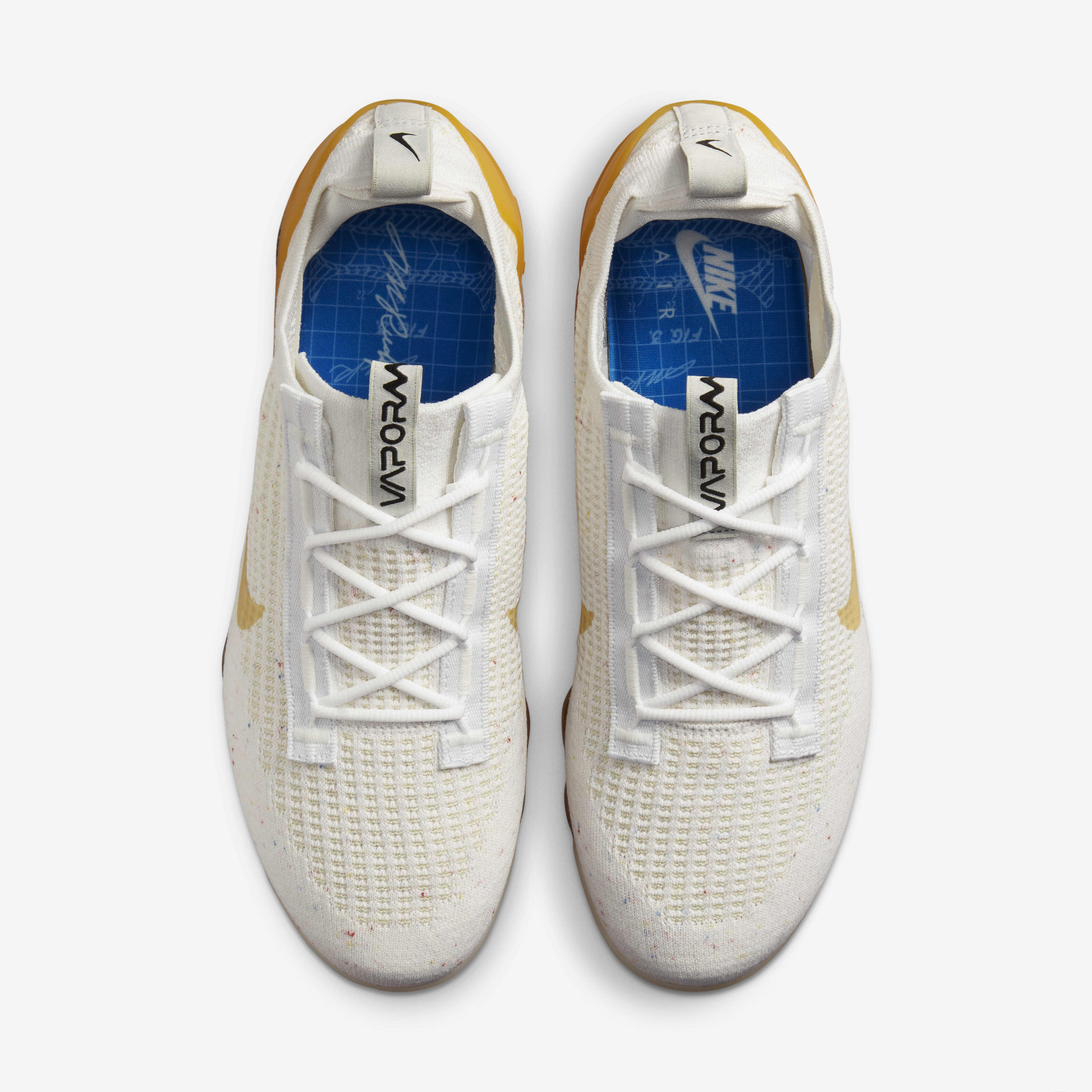 Buy Nike Air VaporMax 2021 Flyknit SE Men s Shoes White Summit White Yellow Ochre Lemon Wash Nike Saudi Official