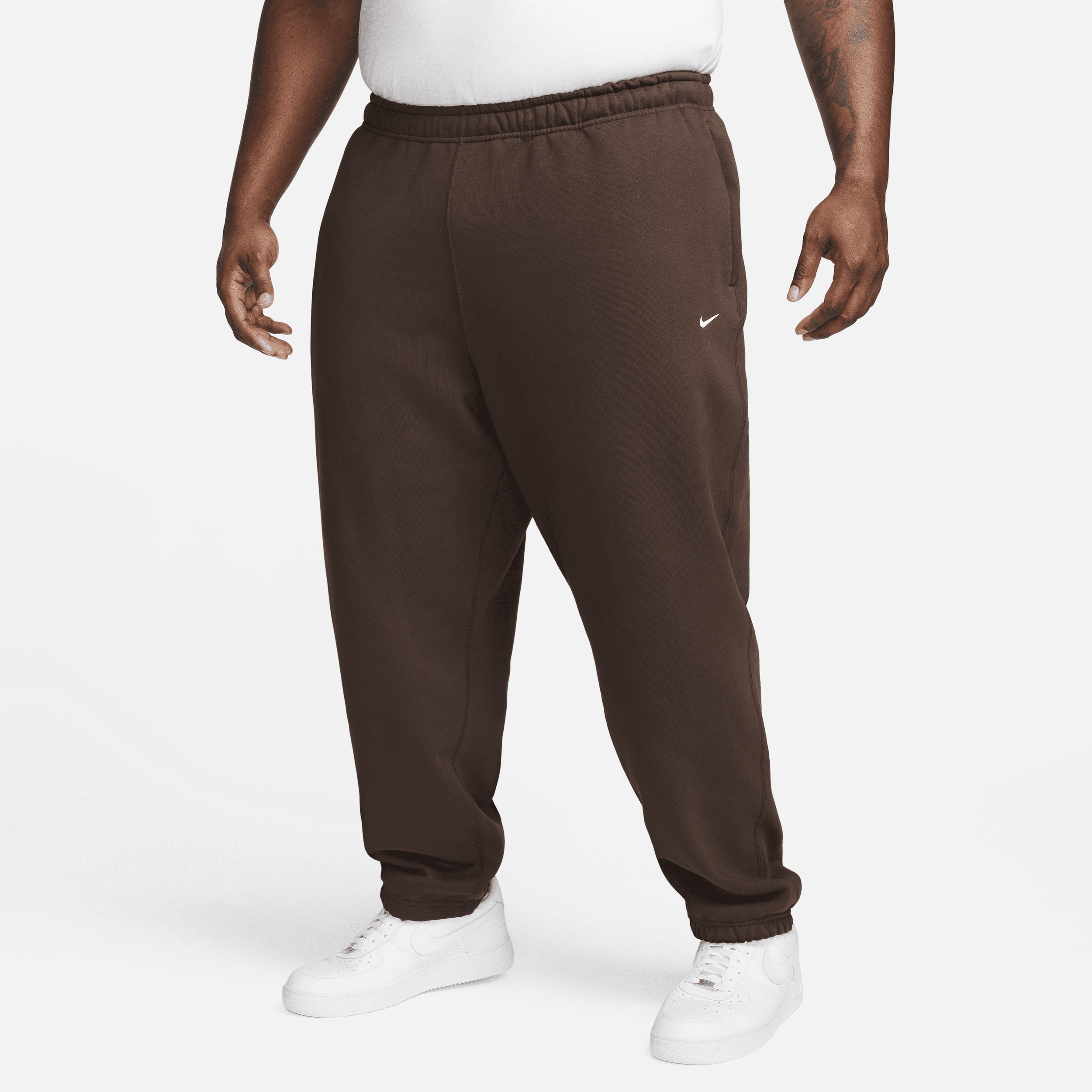 nikelab men's nrg solo swoosh fleece pant