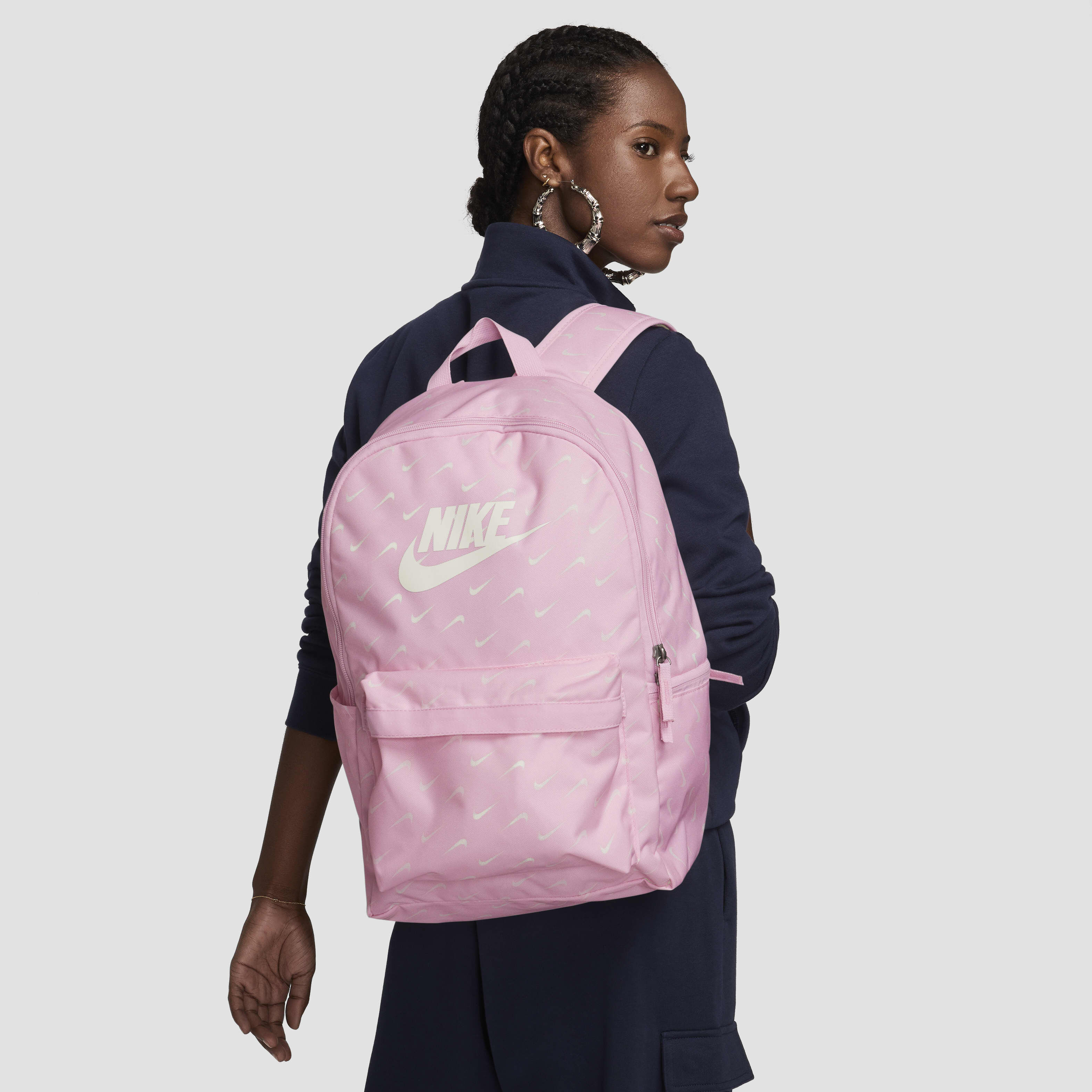 Buy Nike Heritage Backpack 25L Pink Foam Sail Sail Nike Saudi Official